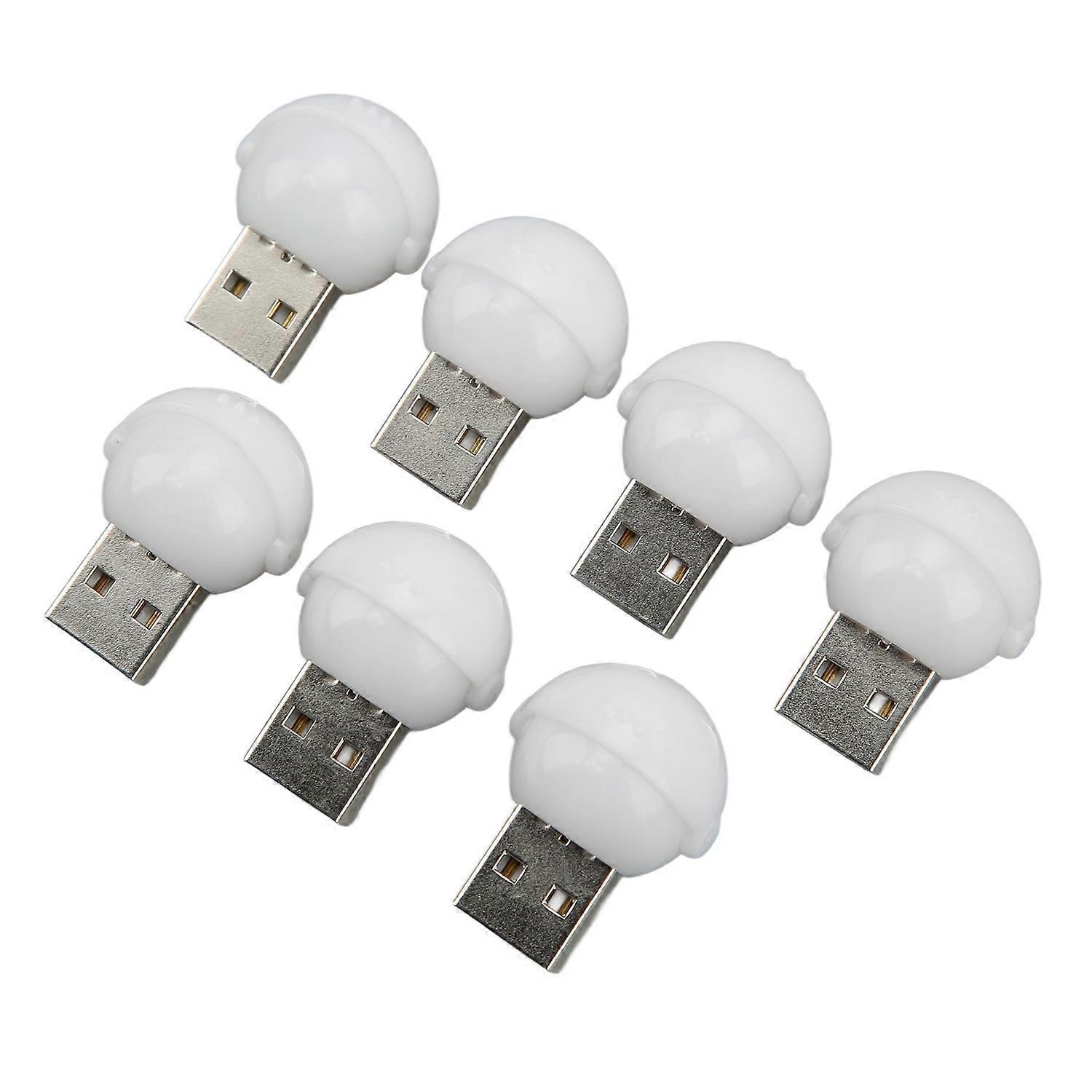7-teiliges Led-auto-innenraumbeleuchtungsset, 7-farbig, Usb-ambientebeleuchtung Für Computer, Laptops Und Powerbanks