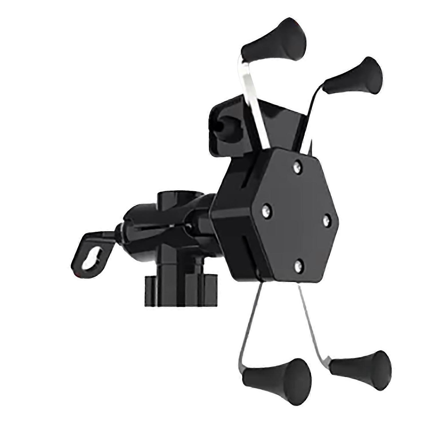 5v 2a Motorrad-handyhalterung Mit Usb-ladegerät, Handyhalterung Und 360°-drehung