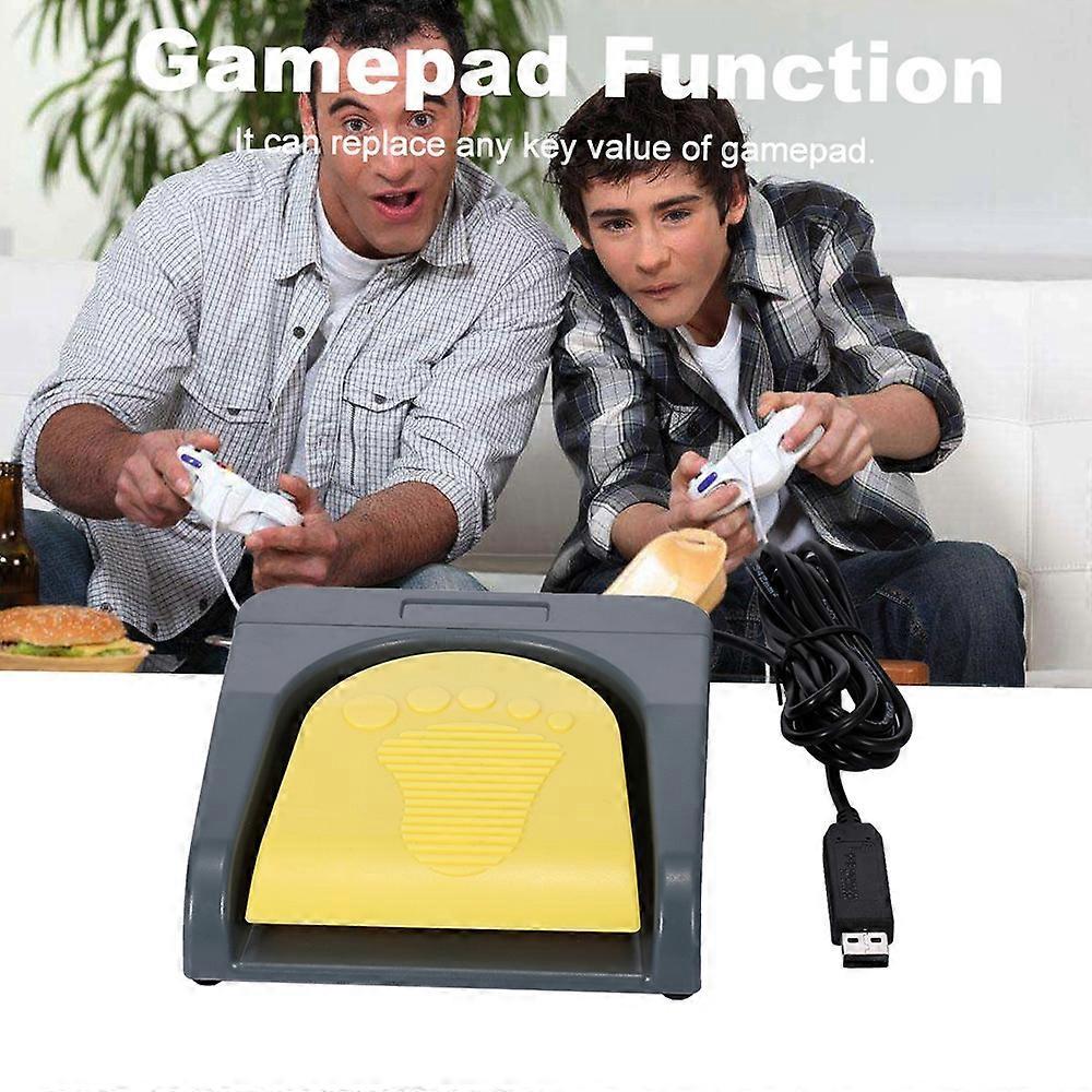 Fußschalter, Pedalschalter, Benutzerdefinierte Kurzbefehlstaste, Multimedia-spielgriff, Fußschalter Mit 2 Meter Kabel