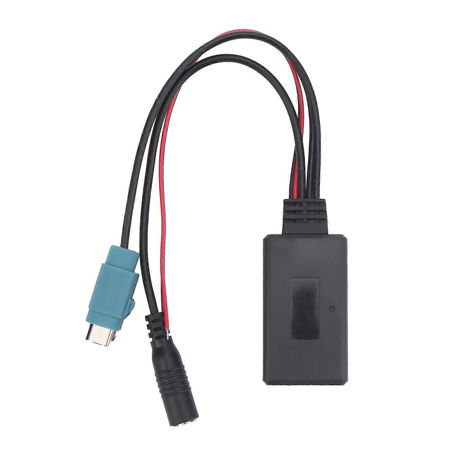 Bluetooth-autoradio-aux-kabel Mit Mikrofon Und Freisprecheinrichtungsadapter, Passend Für Alpine Kce-236b / Cda-98