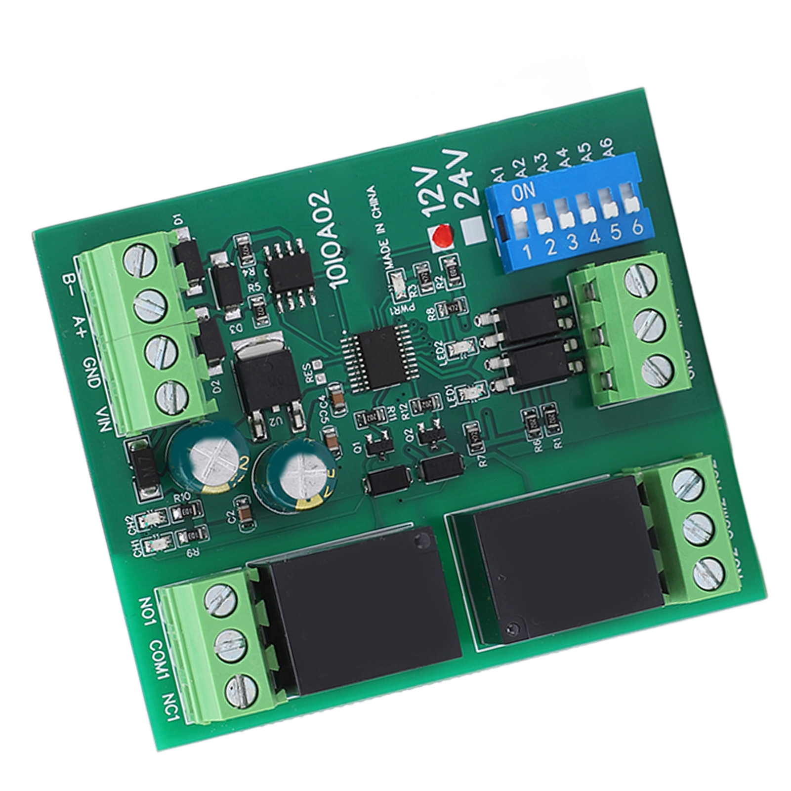 Relaismodul 2-kanal Rs485 Steuerplatine Schalterregler Dc 12v Zubehör Für Geräte