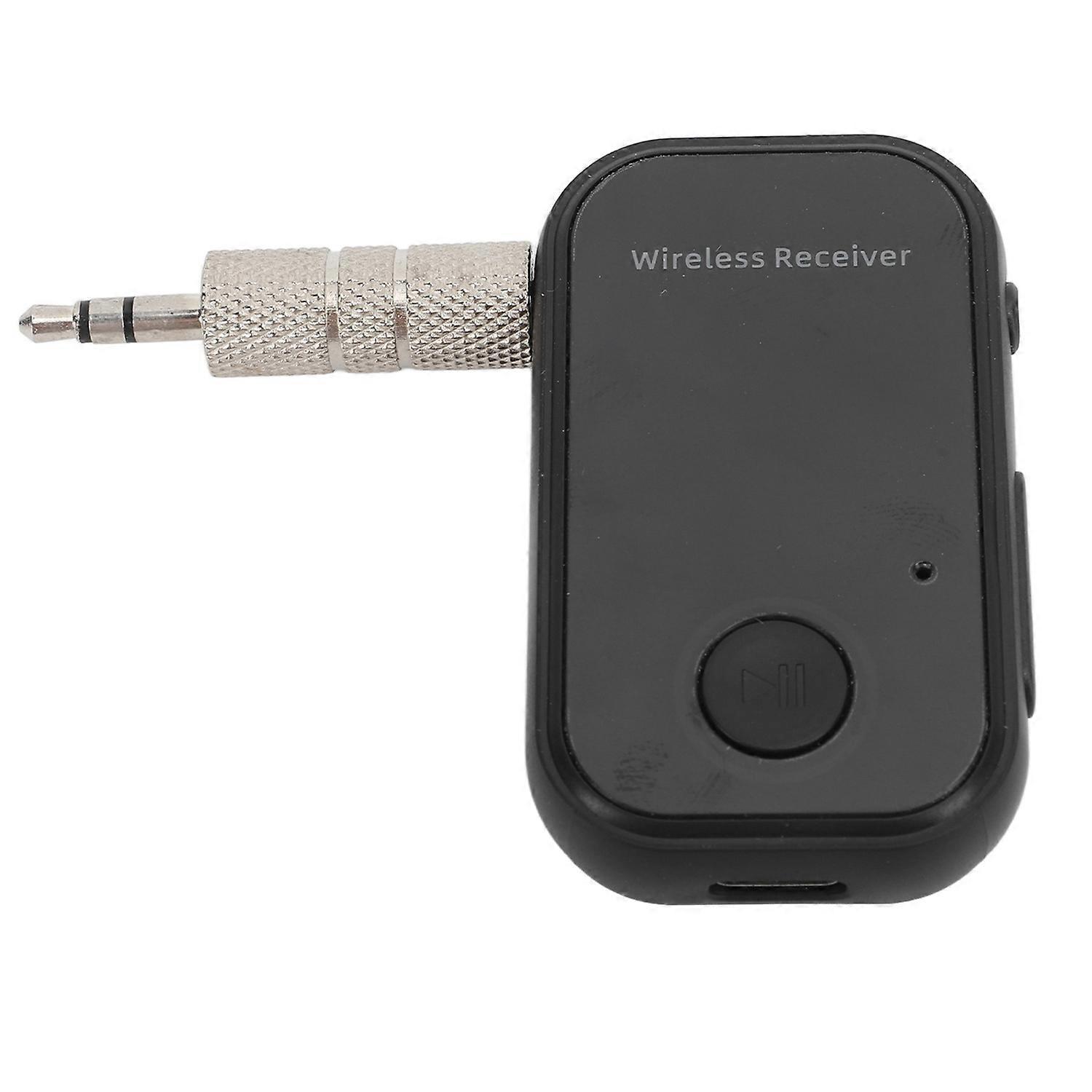 3,5-mm-bluetooth-5.0-autoempfänger-mikrofon-aux-adapter Für Heimstereoanlage Mit Freisprechfunktion