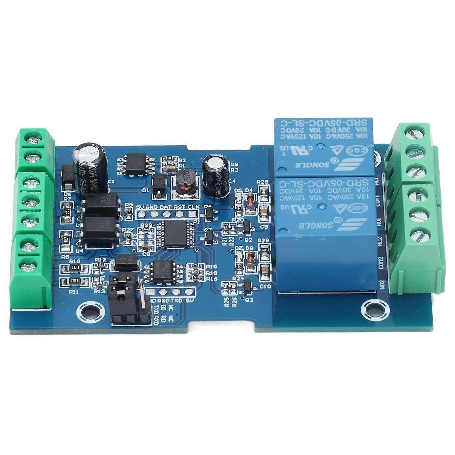 Relaismodul Dc 7–24 V Rs485/ttl Ein-/ausgang Mit Verpolungsschutz Zwei Relaismodul