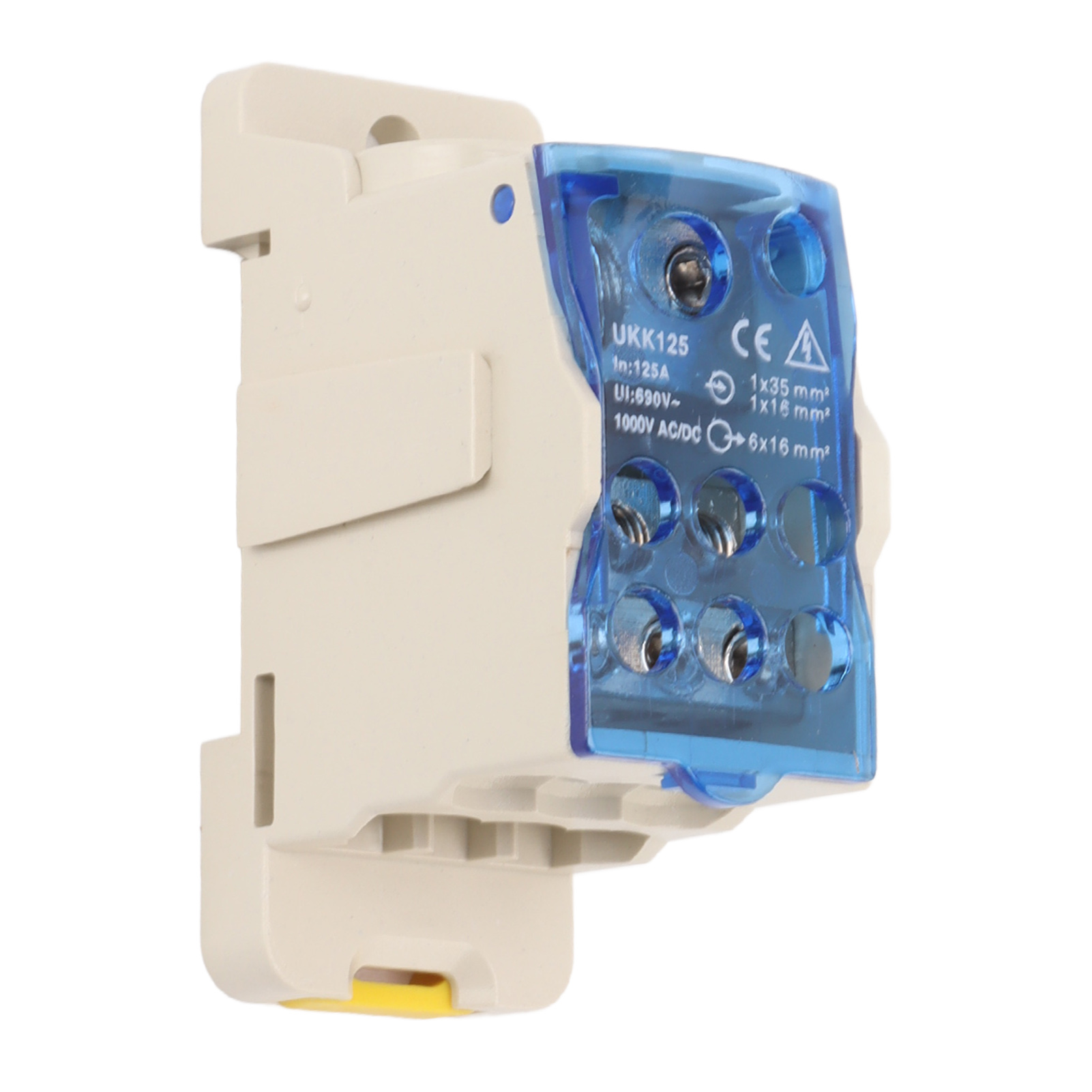 Din-schienen-stromanschlusskasten, Elektrischer Klemmenblock, Verteilerkasten, Ac/dc 1000 V, 125 A