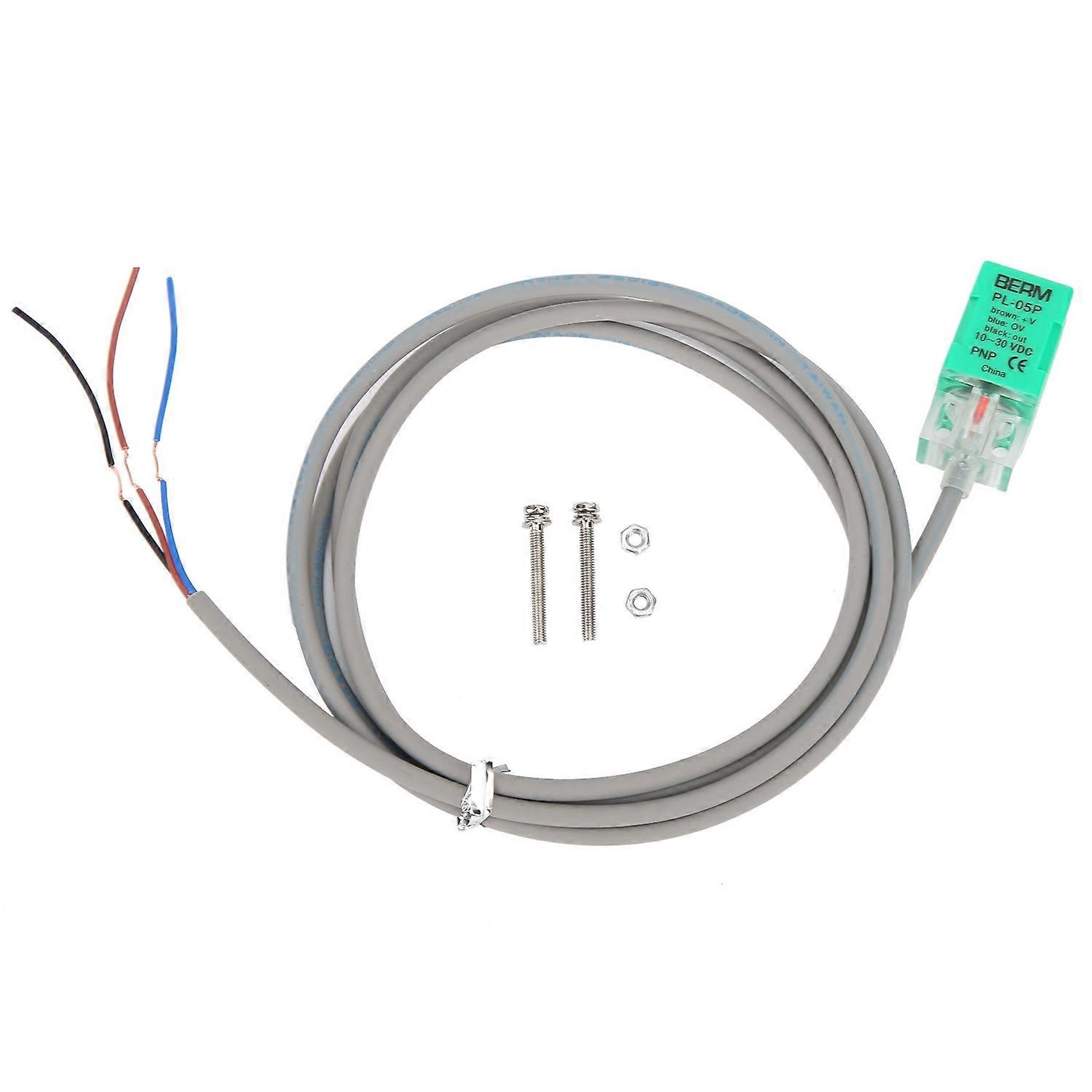 Berm Näherungsschalter Pnp Dc 3-draht Led-chip Einbau-induktivsensor Dc10-30v Pl-05p