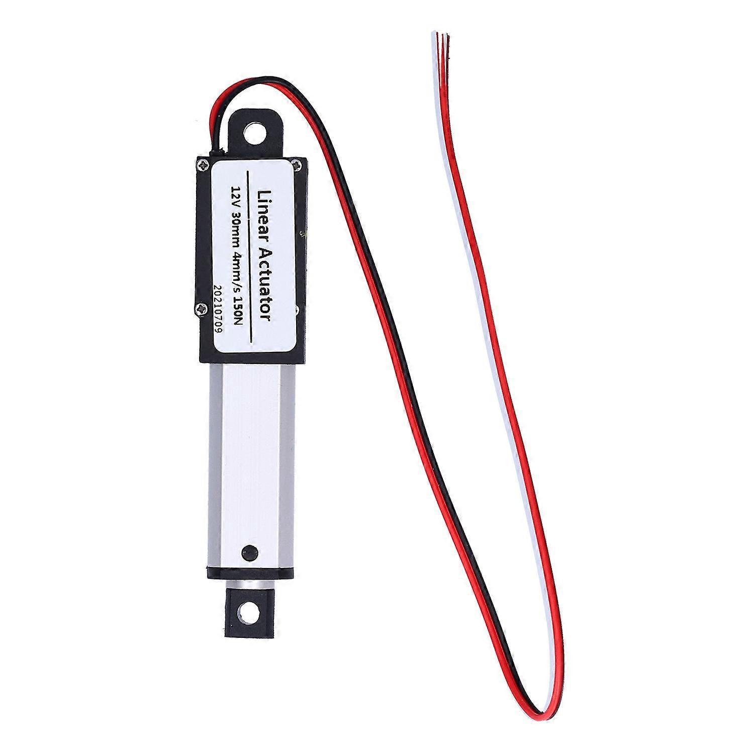 Linearantrieb 30 Mm Dc 12 V, Geräuschunterdrückend, Kurzschlussschutz, Wasserdicht, Mini-elektro-linearantrieb