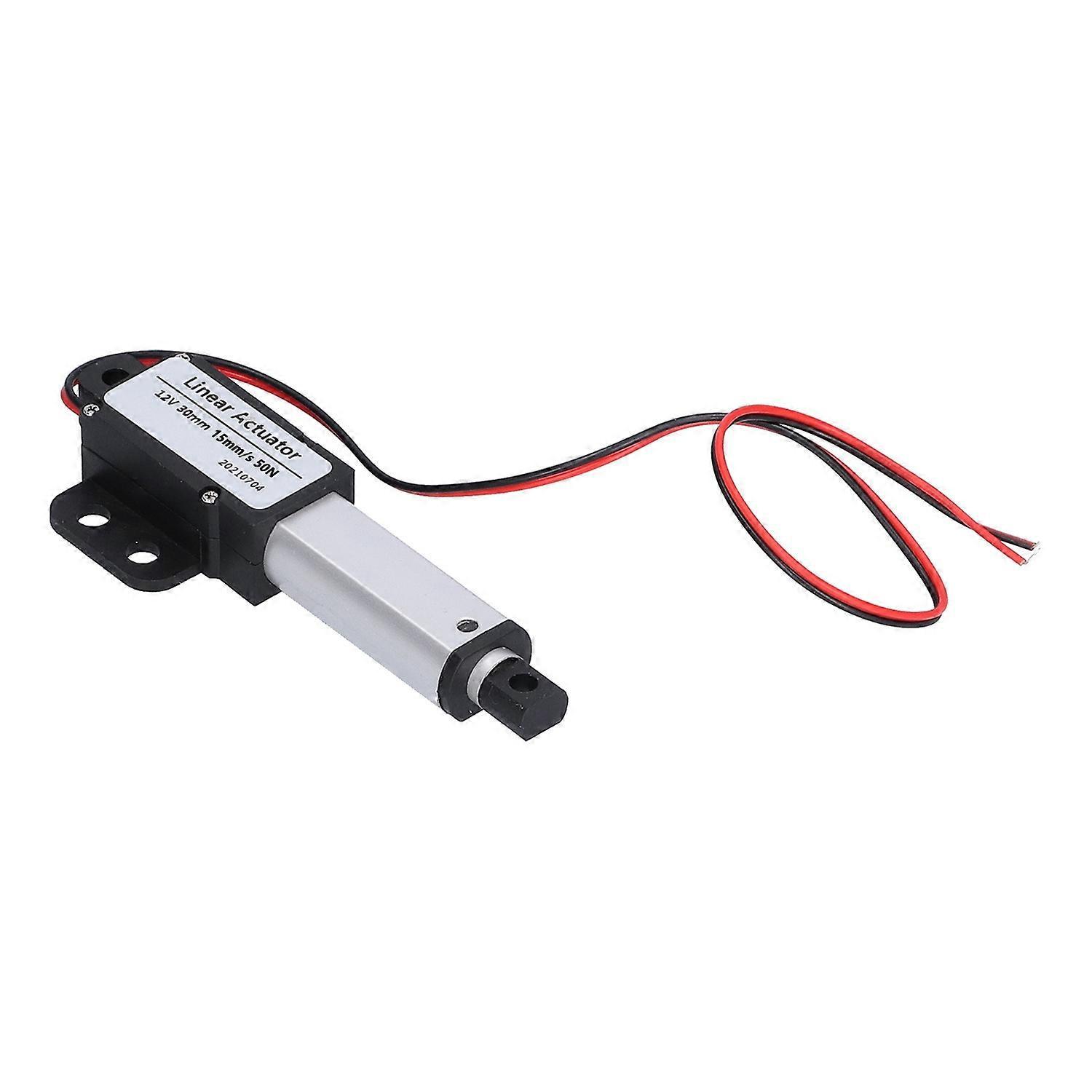 Linearantrieb Dc 12v 30mm Hub Geräuscharm Kurzschlussschutz T-gewinde Mini Elektrischer Linearantrieb