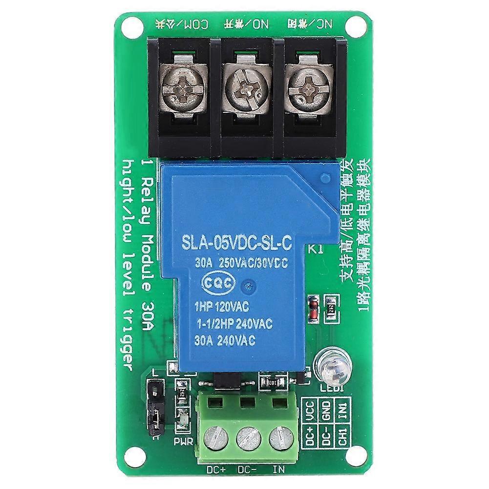 Relaismodul Mit 1 Kanal Und Optokoppler-isolation, Unterstützt High- Und Low-pegel-triggerschalter, 30 A, 5 V
