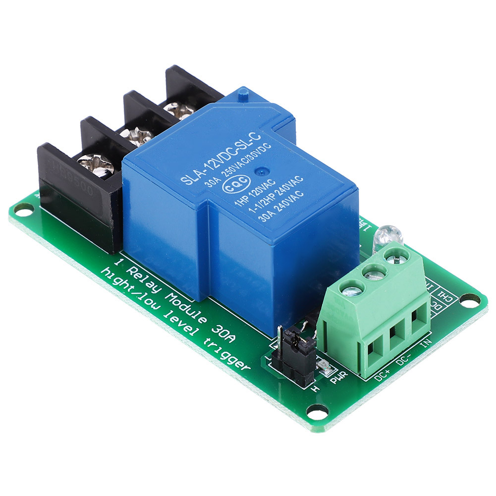 Relaismodul Mit 1 Kanal Und Optokoppler-isolation, Unterstützt High- Und Low-pegel-triggerschalter, 30 A, 12 V