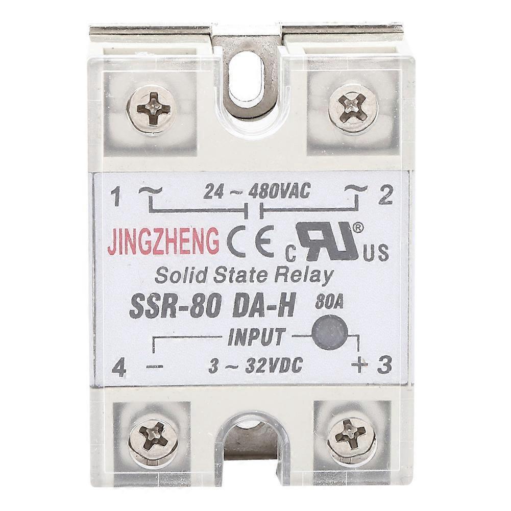 Halbleiterrelais Dc/ac Ssr Mit Kontaktlosem Schalter, Hohe Qualität, Ssr-80a Da H 24-480vac