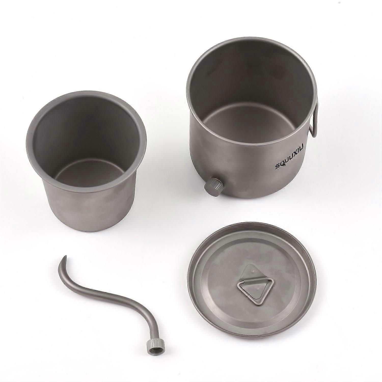 400-ml-kaffeekessel Mit Schwanenhals, Klappgriff, Deckel Und Bierbecher
