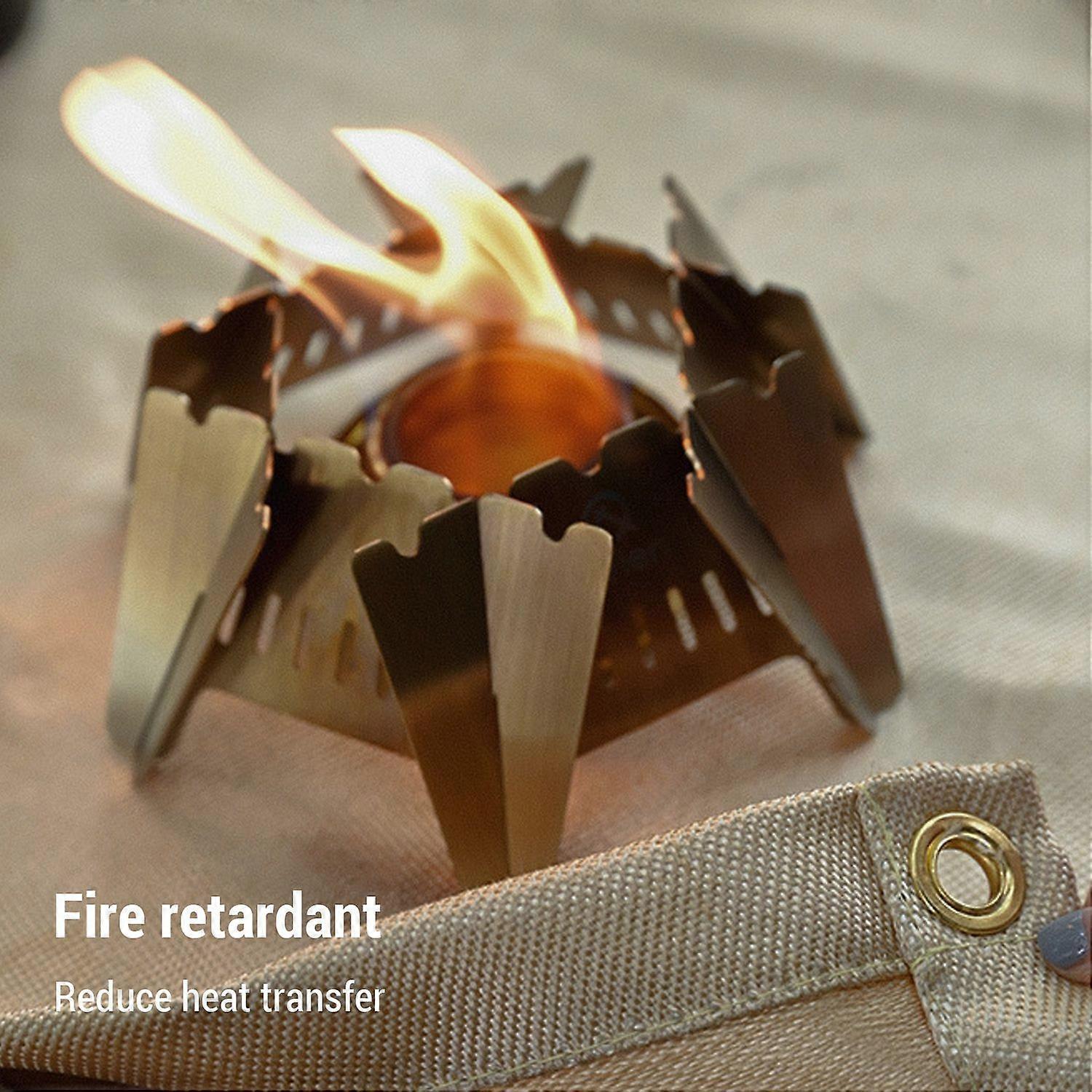 Feuerfeste Matte, Feuerdecke, Feuerstellenmatte, Untermatte Für Den Grill, Schutzmatte, Feuerhemmende Decke