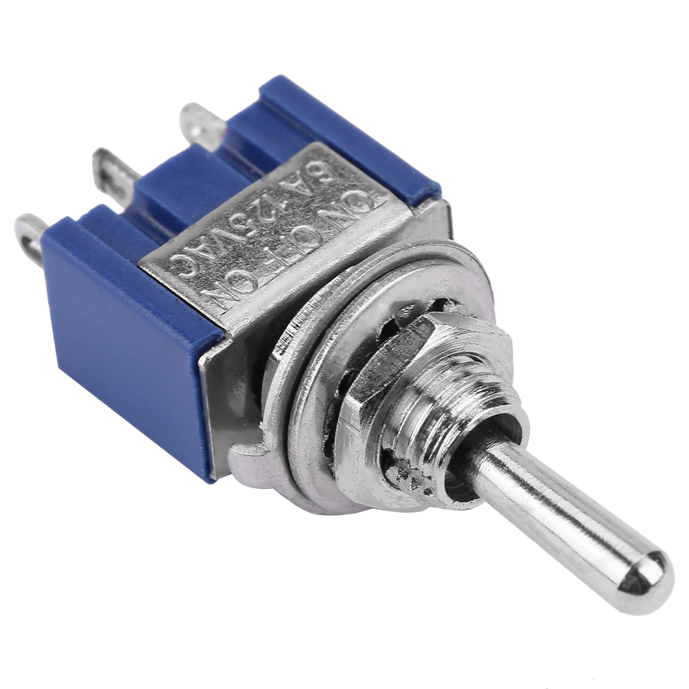 10 Stück Mini-kippschalter Spdt, 3-polig, 6 Mm, 6 A, 125 V Ac, Ein/aus