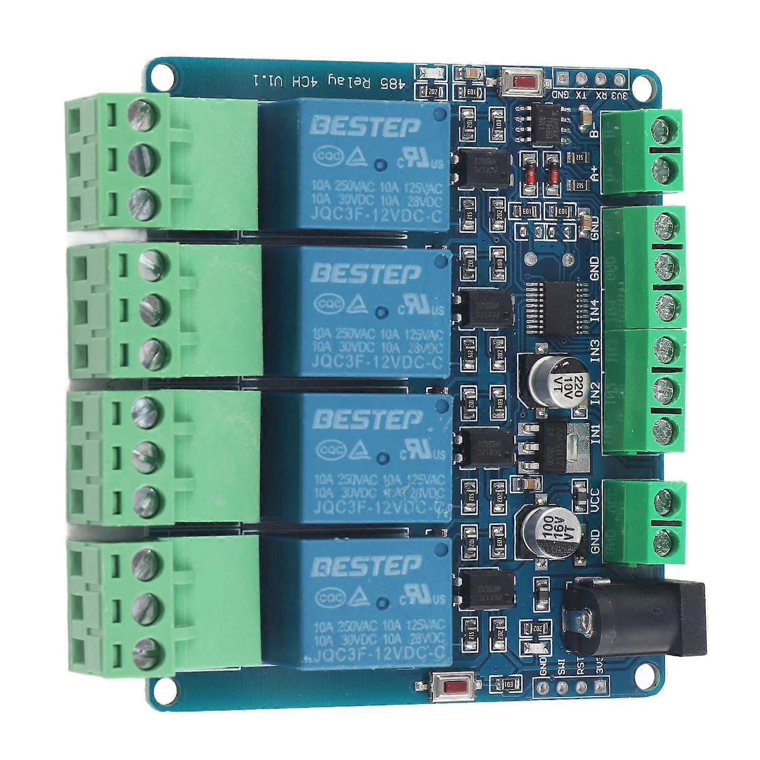 4-kanal-relaismodul 12v Hochpräzisions-schalteingang Für Rs485/ttl-kommunikation