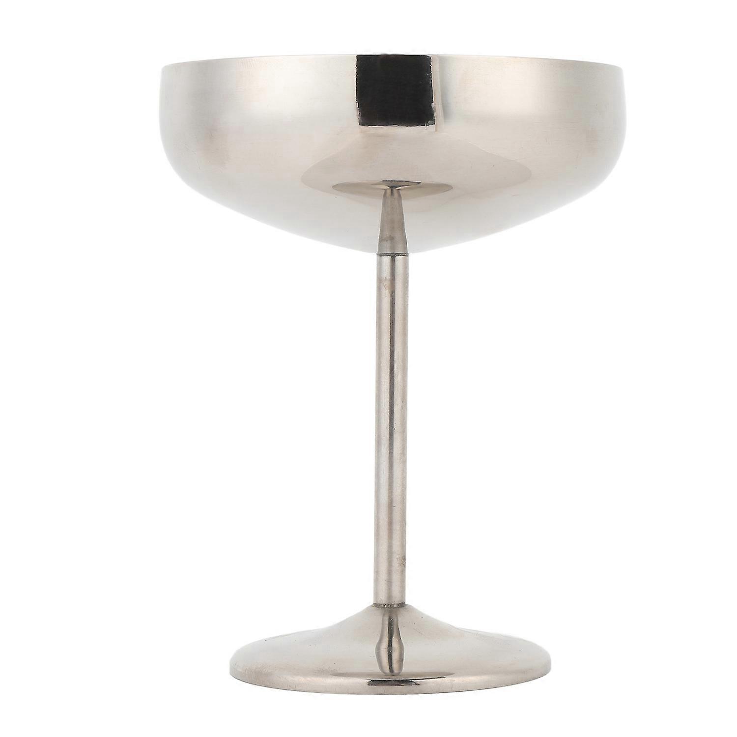 Cocktailglas Aus Edelstahl 304, 300 Ml, Kaltisolierend, Bruchsicher, Metall-weinbecher Für Snacks Und Desserts