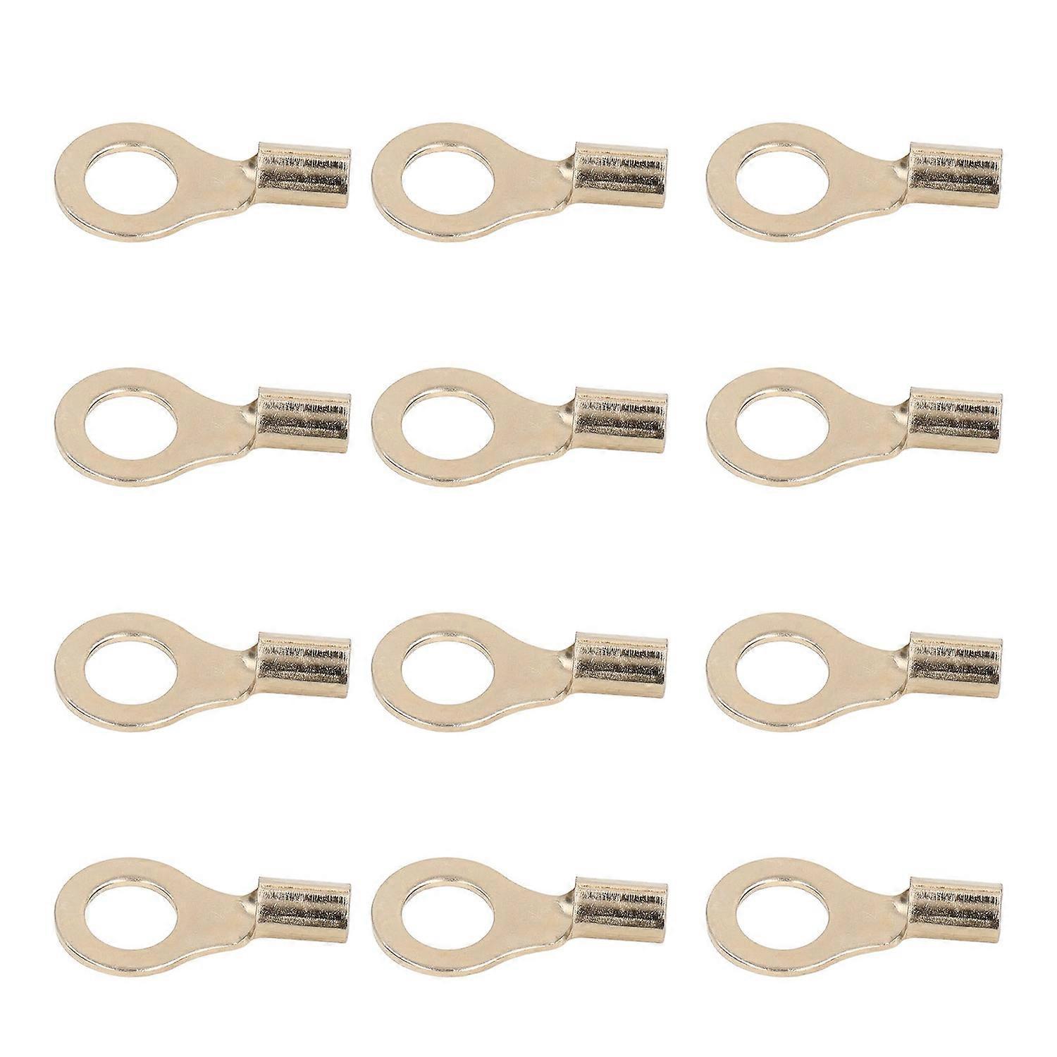 6ga-kabelschuhe, Kupfer, 12 Mm Innendurchmesser, Ringkabelschuh-enden, Stecker Für Verteilerkasten, Fahrzeug
