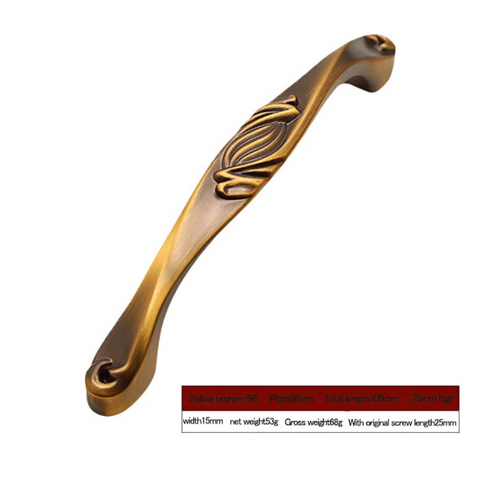 Europäischer Vintage-tür-, Schubladen- Und Schrankgriff Für Kleiderschränke Und Möbel (96 Mm)