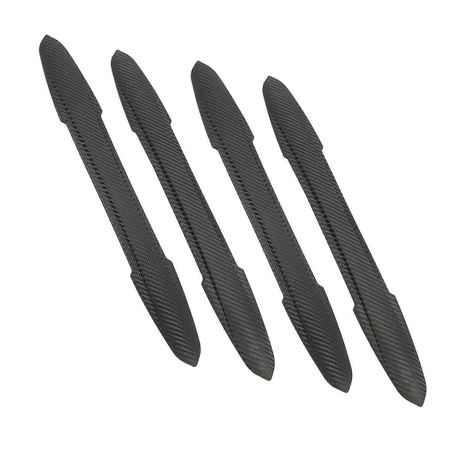 4-teiliger Stoßstangenschutzleisten-einsatz, Carbonfaser-optik, 43 Cm Lang, Kratzfest, Stoßstangenverkleidung