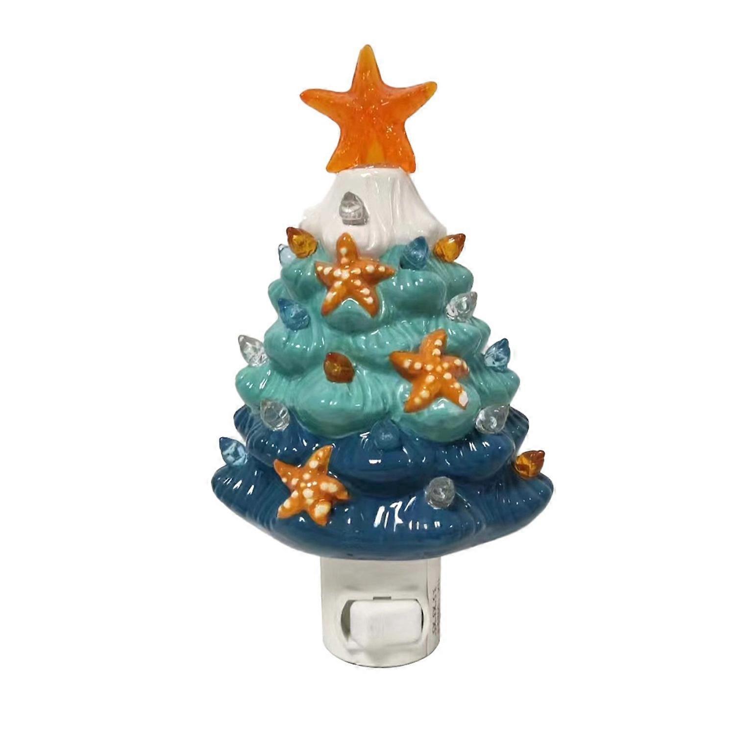 Led-nachtlicht Mit Schalter, Steckeranschluss, Dekorative Weihnachtsbaumlampe, Leuchtendes Ornament Für Nachttisch Und Büro