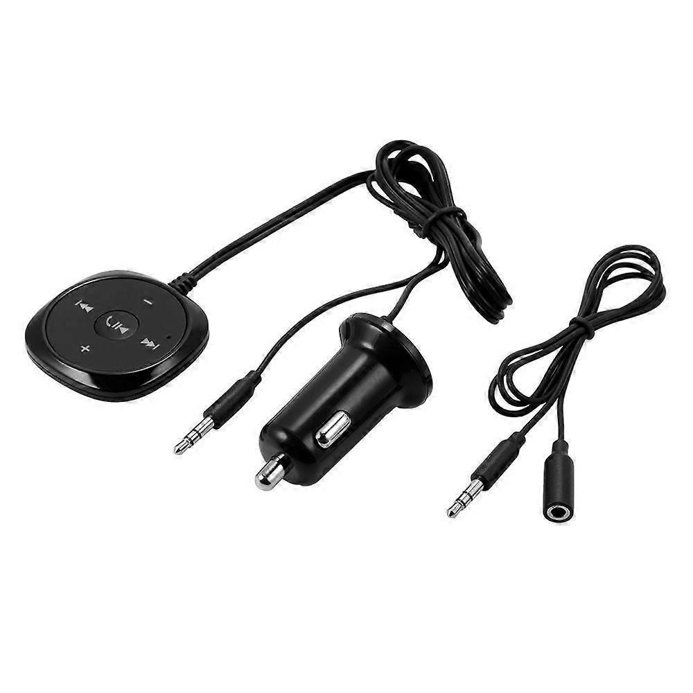 Kabelloser Bluetooth-audio-musikempfänger Mit 3,5-mm-adapter, Freisprecheinrichtung Und Aux-lautsprecher Fürs Auto