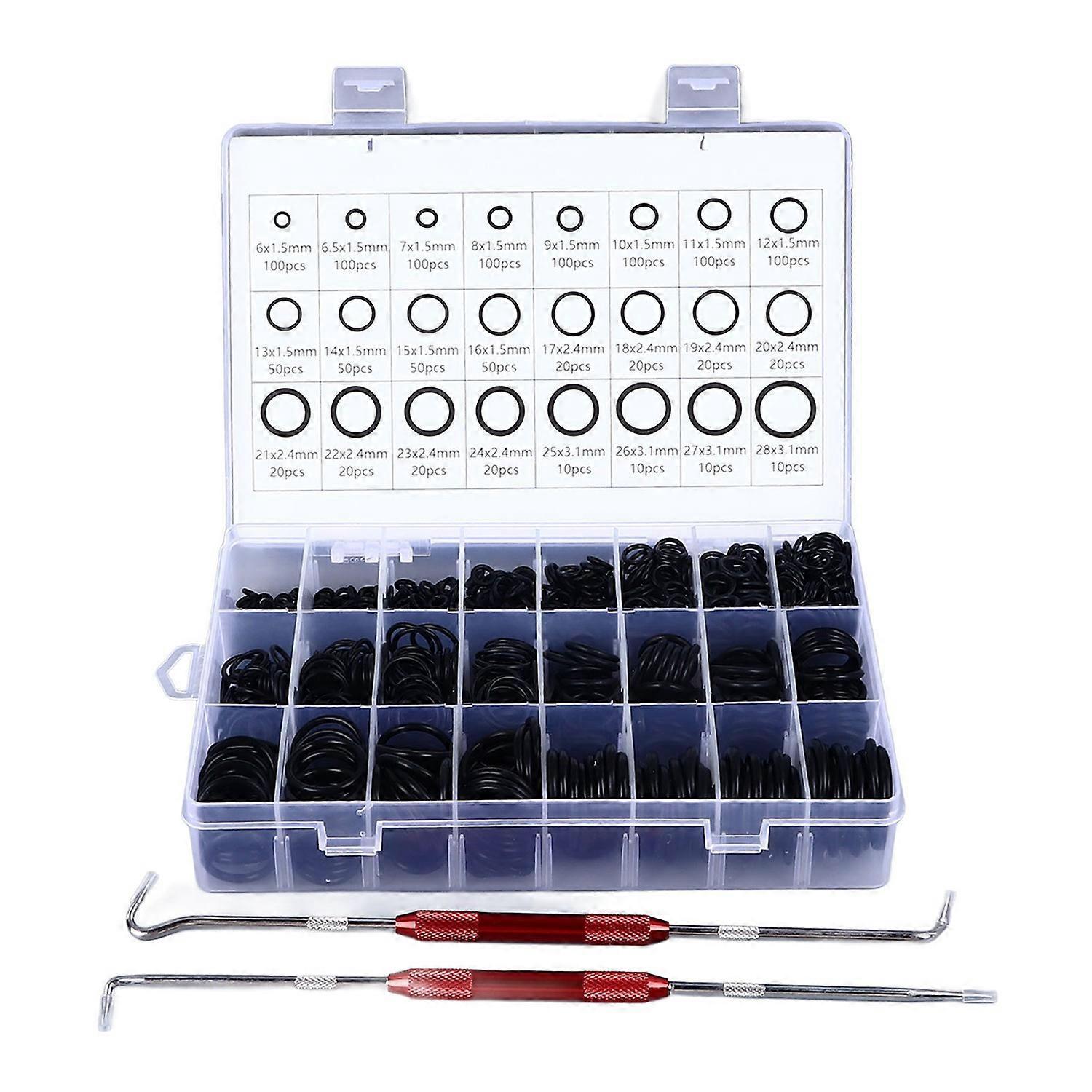 1200-teiliges Dichtungsring-set Aus Nitrilkautschuk, Hochtemperaturbeständig, Wasserdicht, O-ring-sortiment