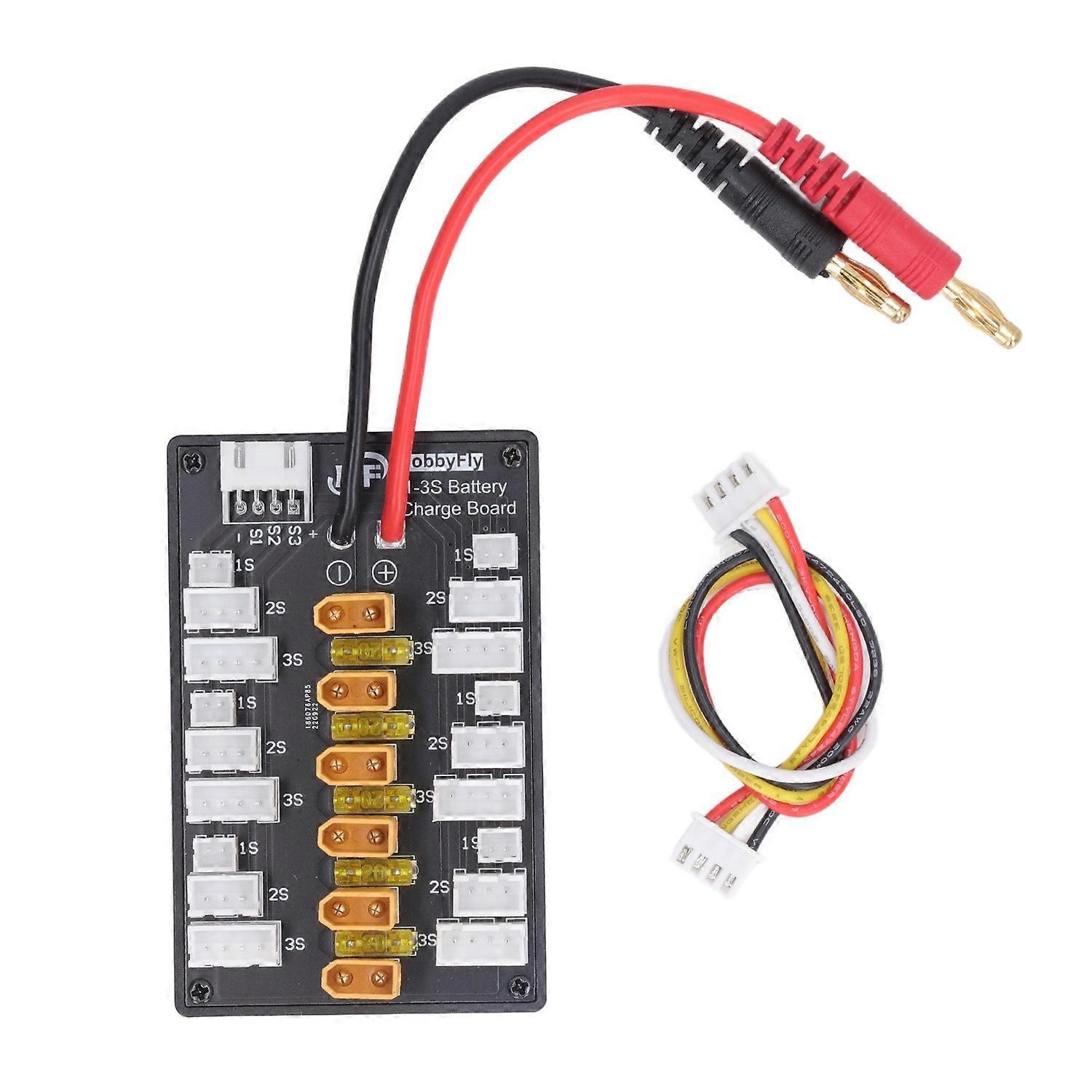 1-3s Balance Parallel Charging Board Multifunctional Lithium Battery Load Expansion Board