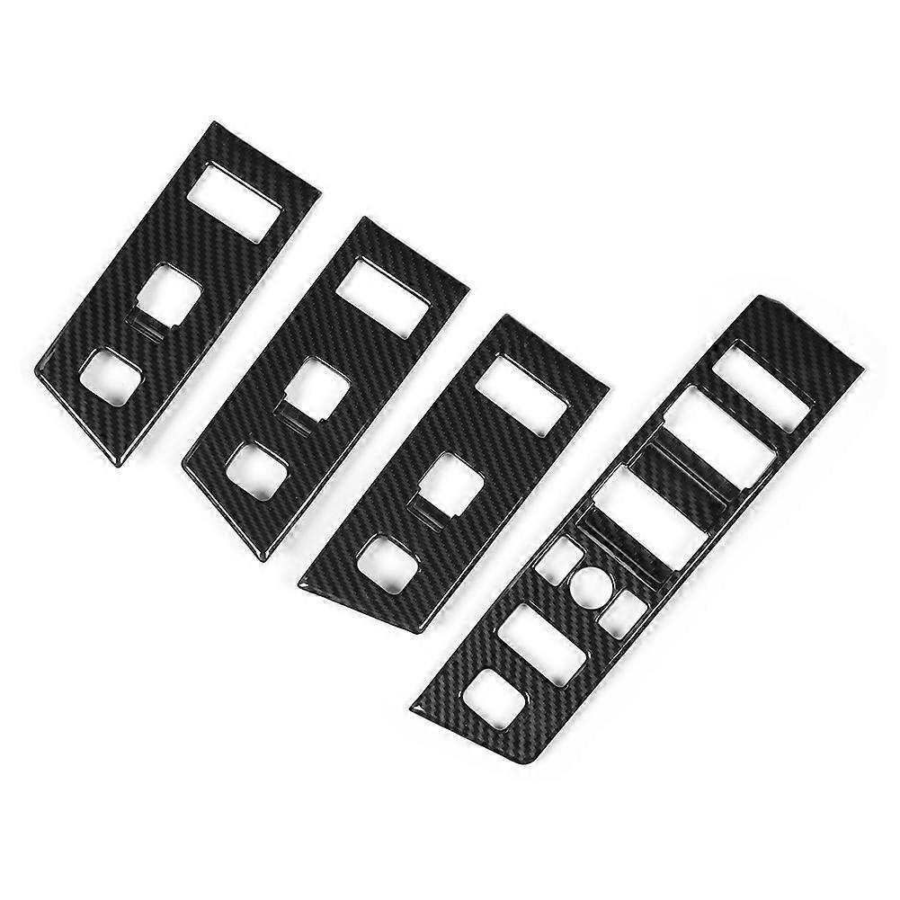 4-teiliges Set Fensterheberschalter-abdeckungen In Carbonfaser-optik, Passend Für Range Rover Evoque L551 2020
