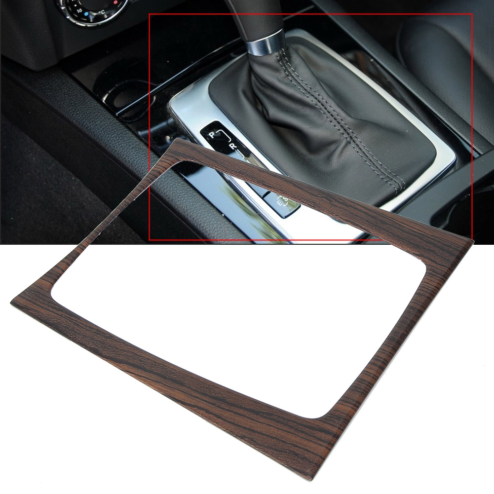 Aufkleber Für Den Schalthebelrahmen, Passend Für Mercedes Benz C-klasse Glk W204 X204 08-13 (kiefernholzstruktur)