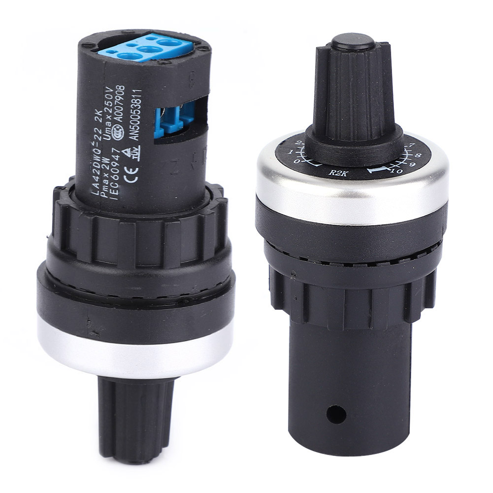 La42dwq Hochpräzises, Drehzahlvariables, Einstellbares Einkreispotentiometer 22 Mm 2 Kω