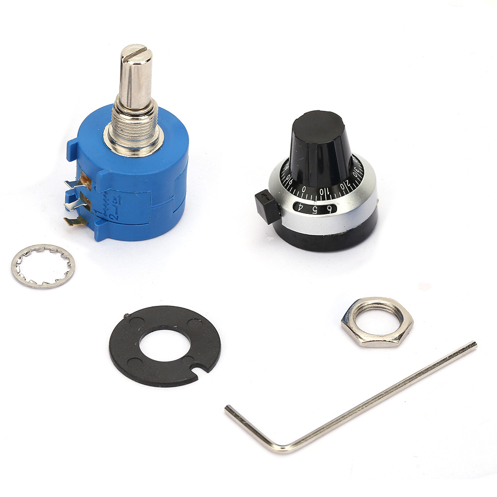 2w Hochpräzisions-zählpotentiometer Mit Mehreren Kreisen, Drahtwicklung, 3590s-2-101l, 100 Ohm