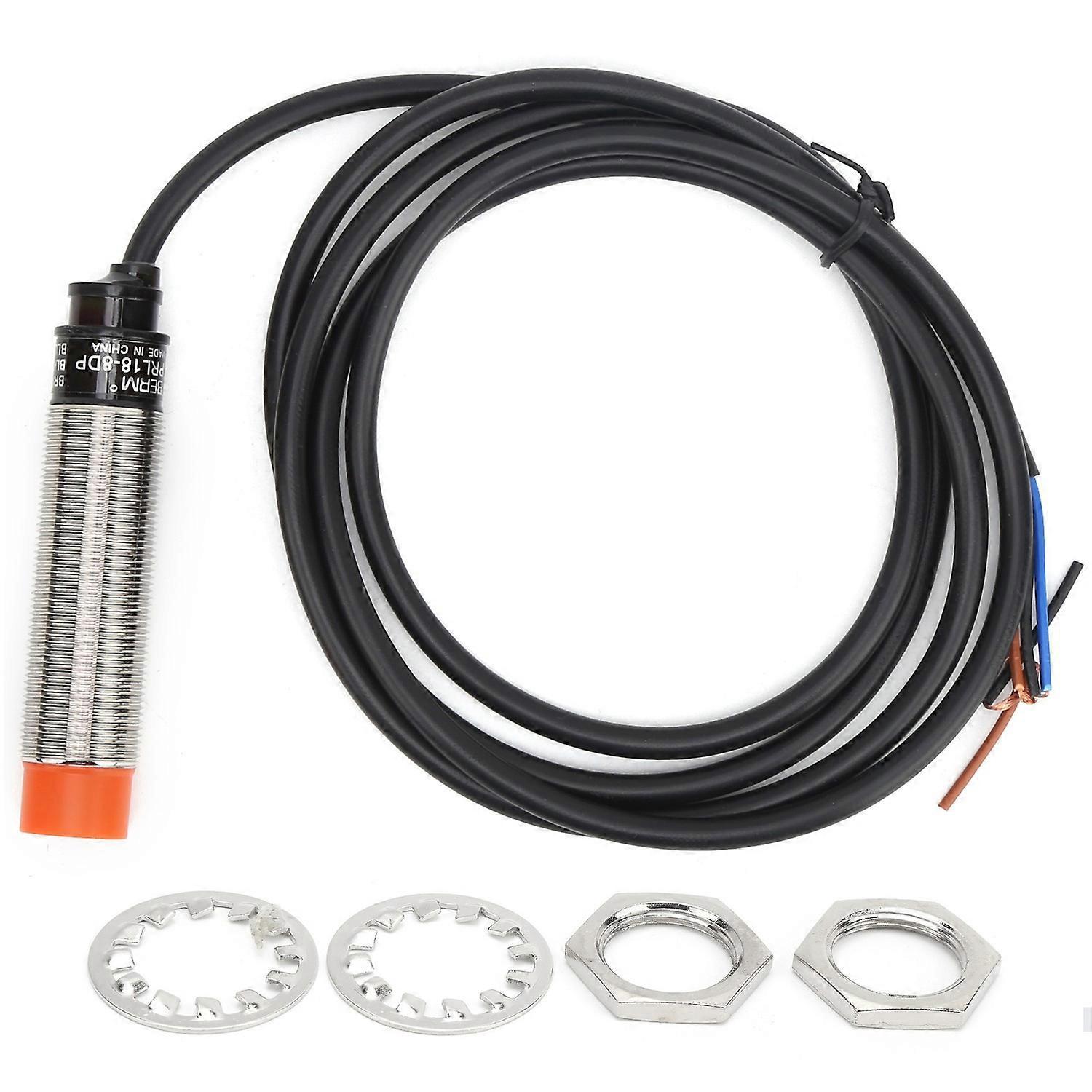 Berm-annäherungsschaltersensor, Zylindrisch, 3-adrig, Stromversorgungsgerät Prl18-8dp, 10–30 V Dc