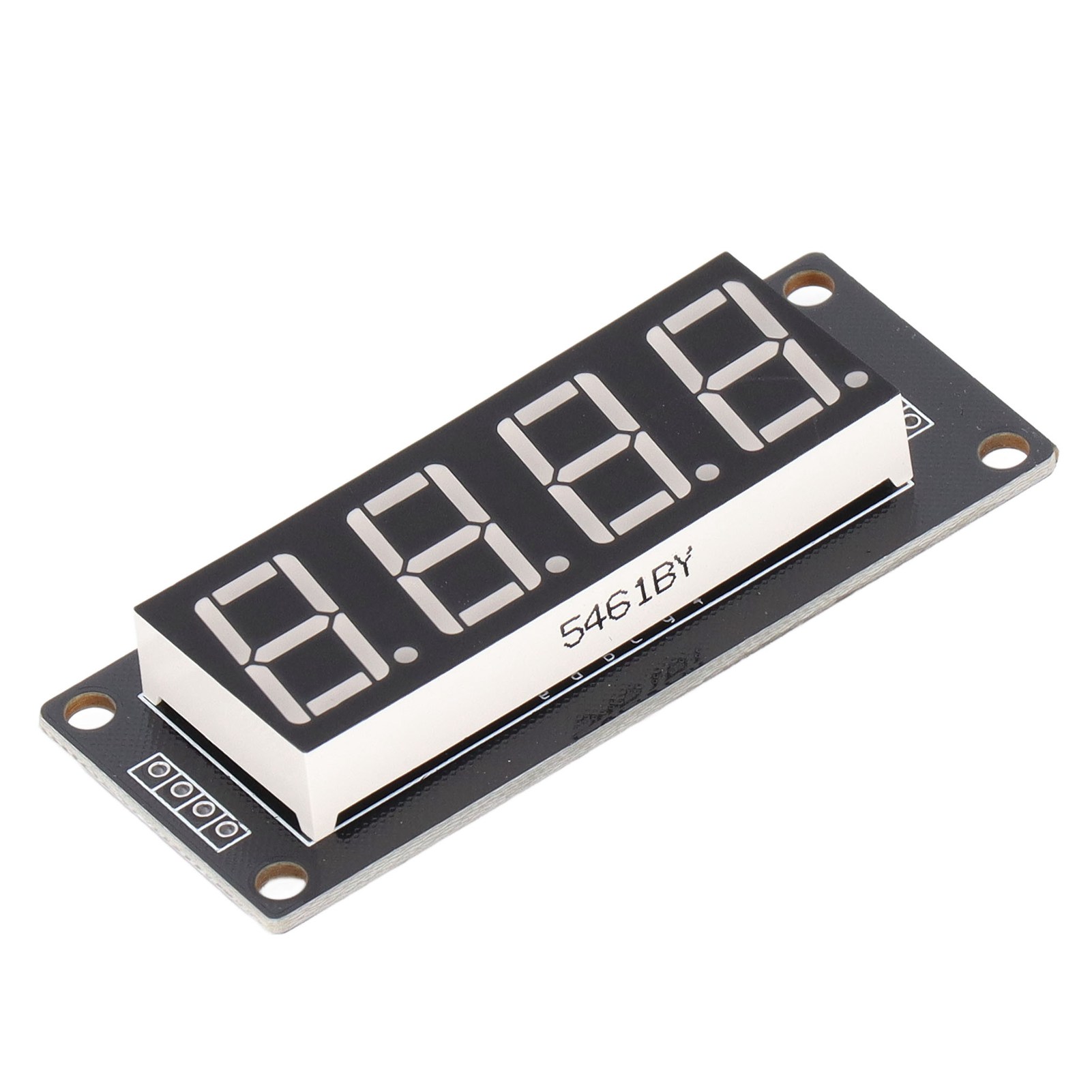 4er-pack Led-segment-digitalanzeigemodul, 4 Bit, 7 Segmente, Leiterplatten-uhrmodul, 0,56 Zoll, Mra172e, Gelb
