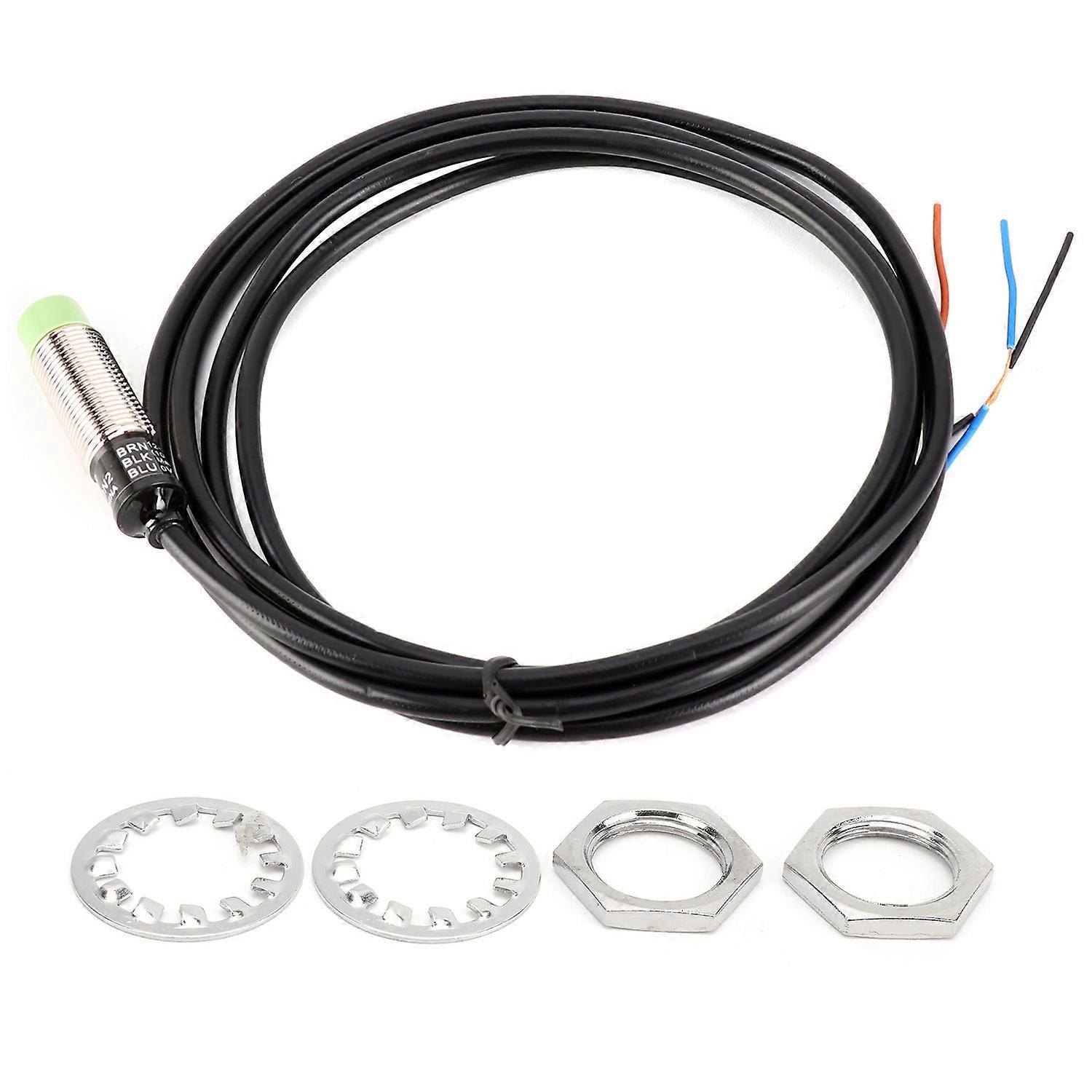 Berm-annäherungsschaltersensor, Zylindrisch, 3-adrig, Industrielle Leistungselektronik, 10–30 V Dc, Pr12-4dn2