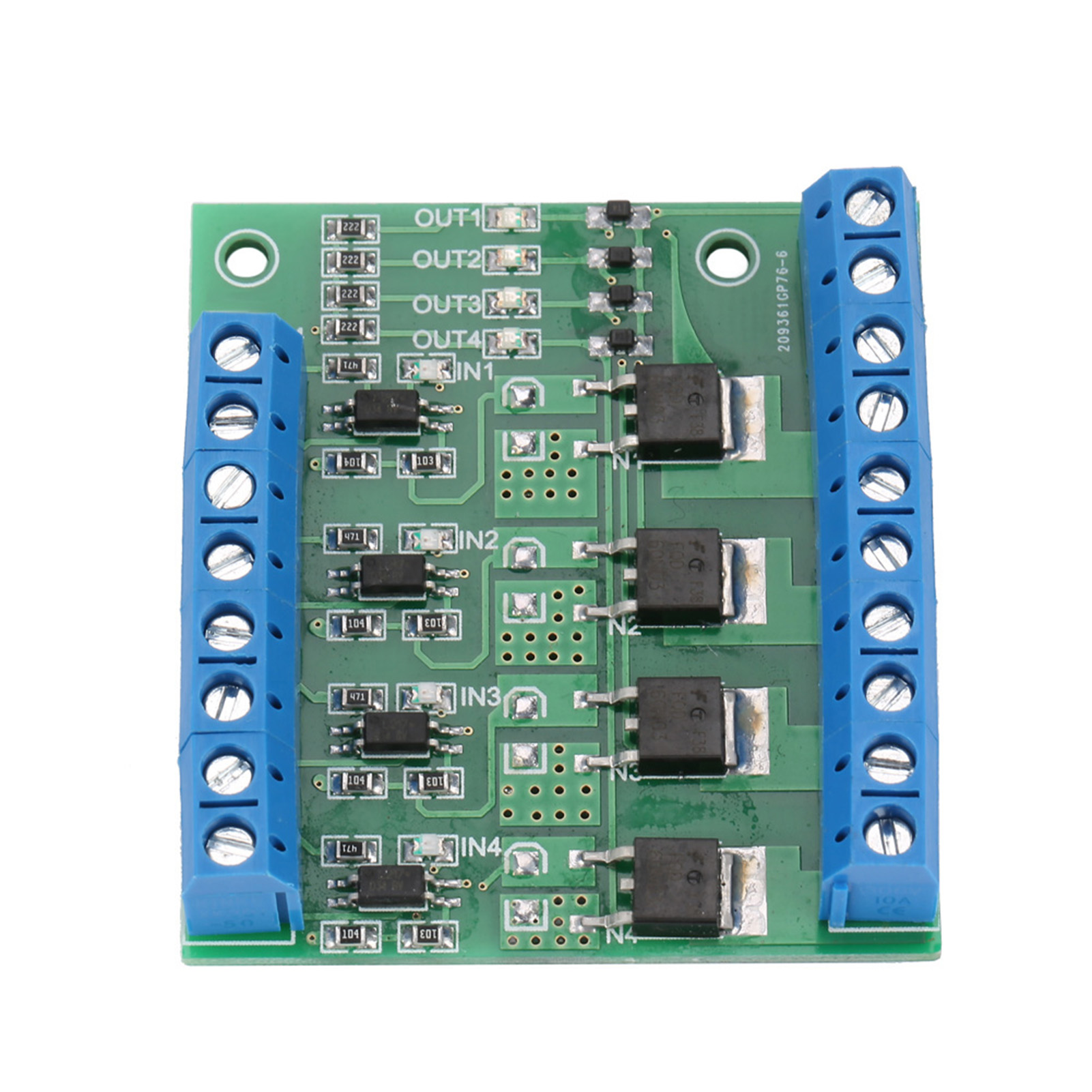 Pwm 4-kanal Mosfet-modul Sps-verstärker-leiterplattentreibermodul 3–20 V Bis 3,7–27 V Dc 10 A