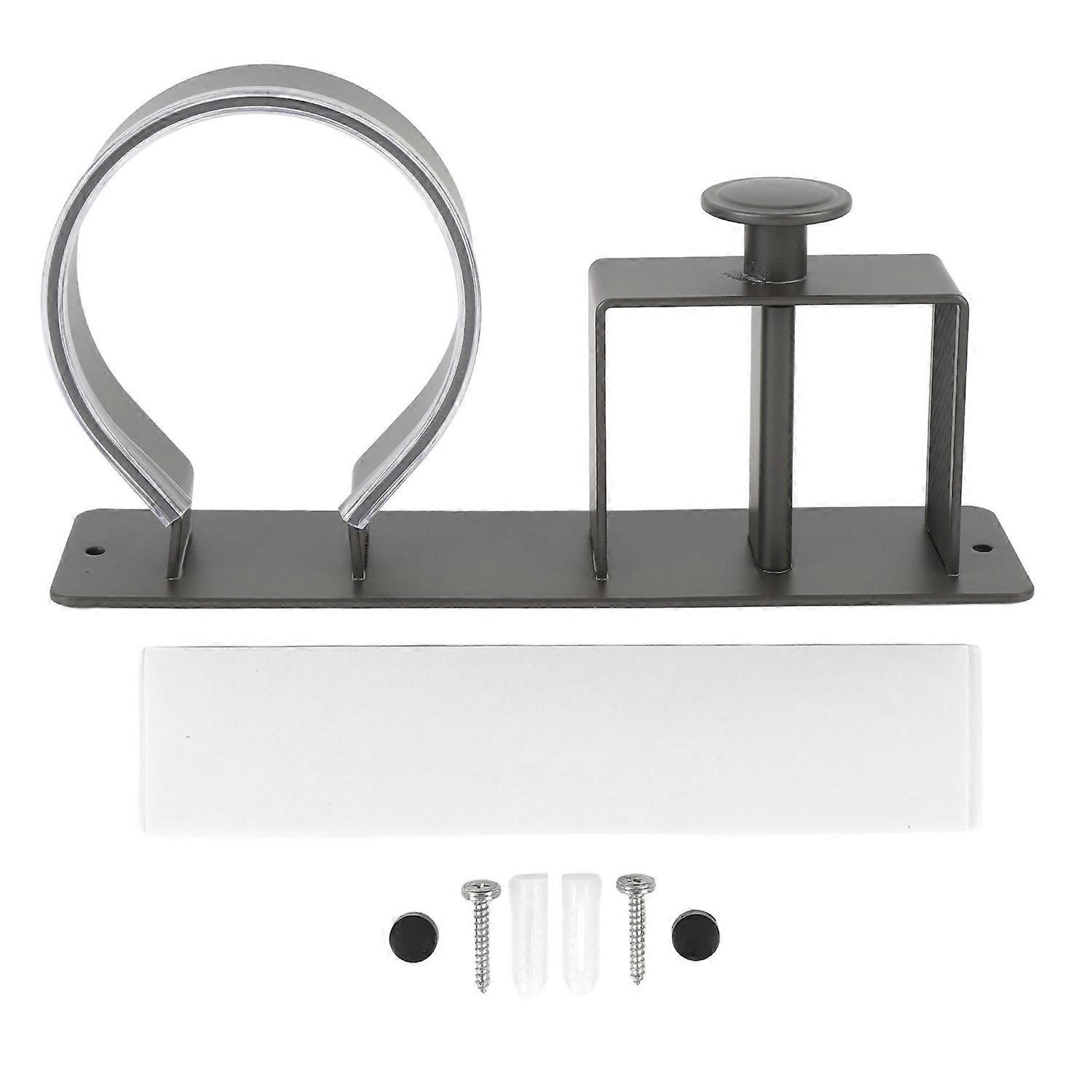 Haartrocknerhalter Aus Aluminium, Platzsparend, Stabile Konstruktion, Halterung Für Föhn Und Glätteisen