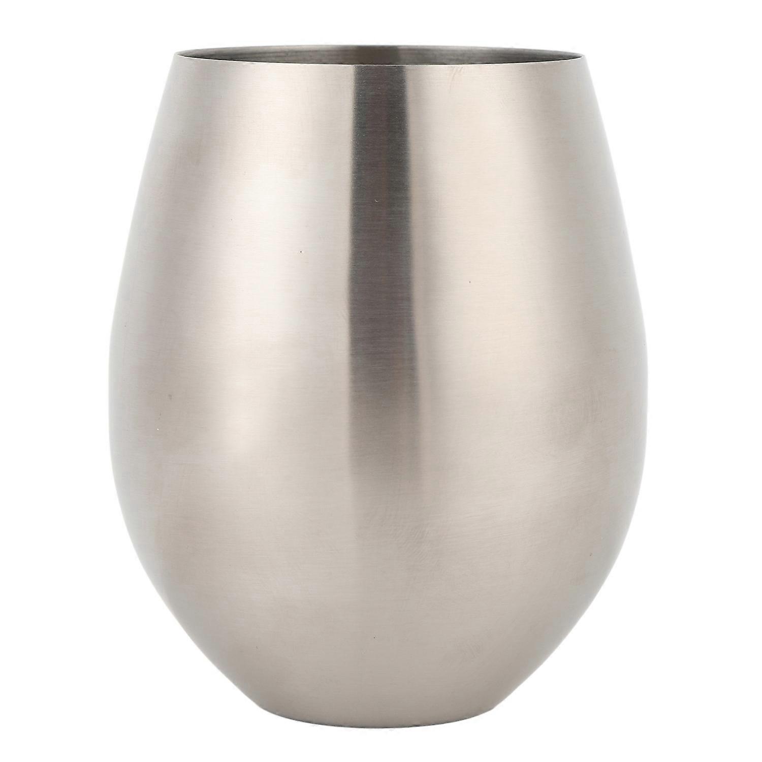 Weinglas Aus Edelstahl 304, 570 Ml, Metallbecher, Spülmaschinenfest