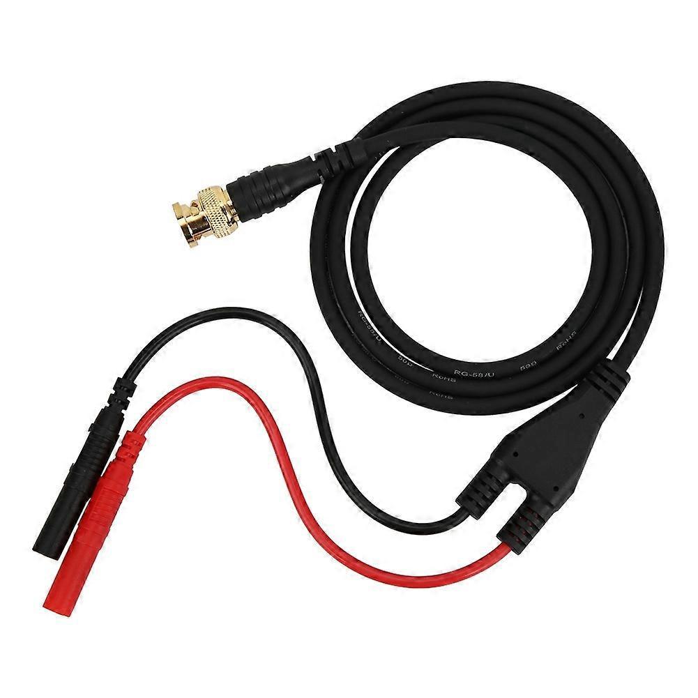 P1065 Vergoldetes, Reines Kupfer-bnc-stecker Auf 4 Mm Sicheren, Geraden Bananenstecker-testkabel
