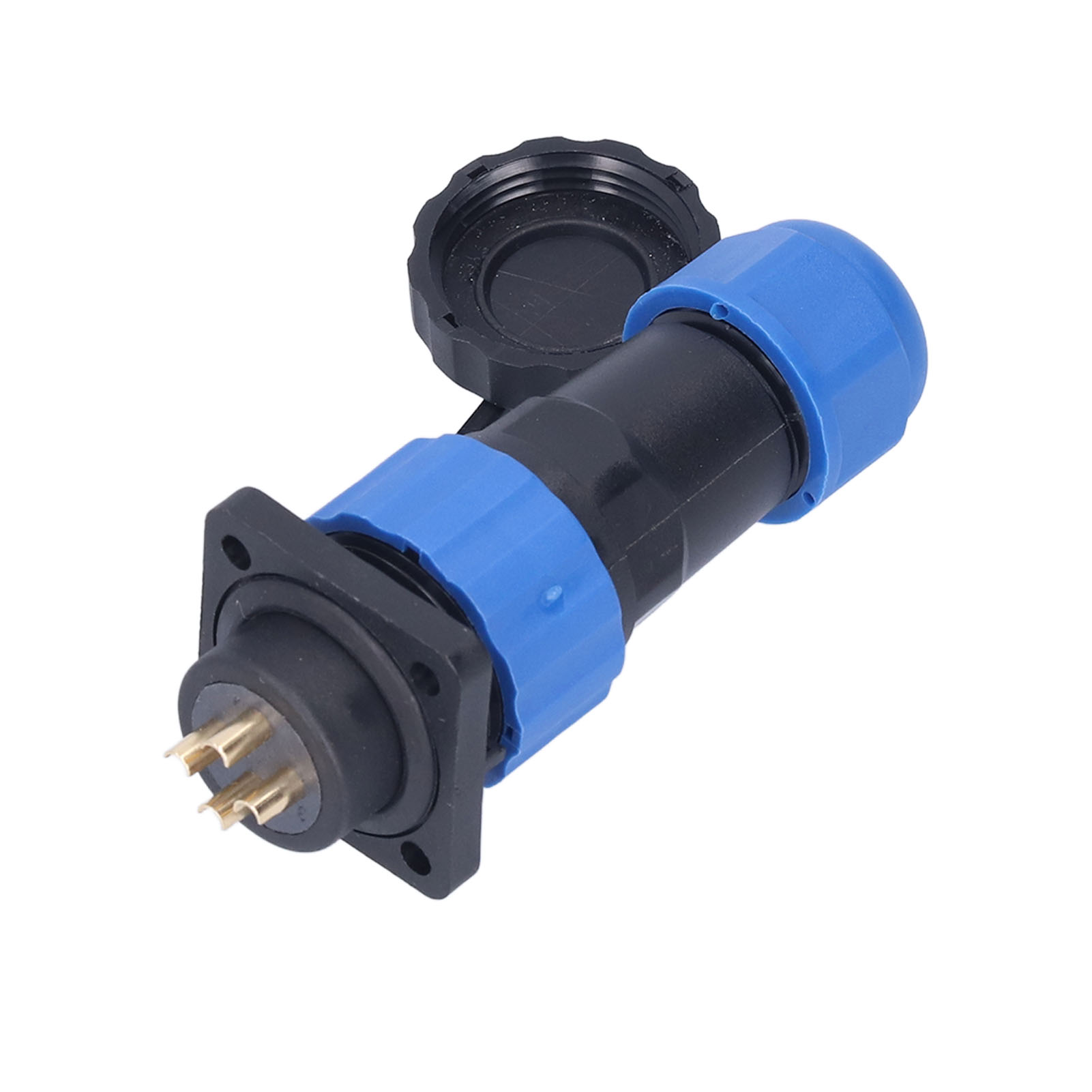 Wasserdichter Stecker, Quadratischer Luftfahrt-stromanschluss, Stoßklemmenadapter, Ac 380v Sp204-pin