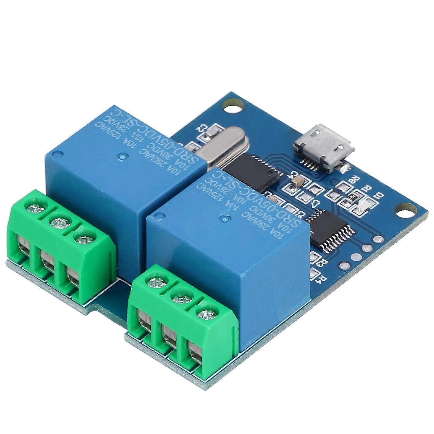 2-wege-relaismodul, Leistungsstark, Langlebig, Intelligenter Usb-steuerschalter Mit Led Für Überstrom