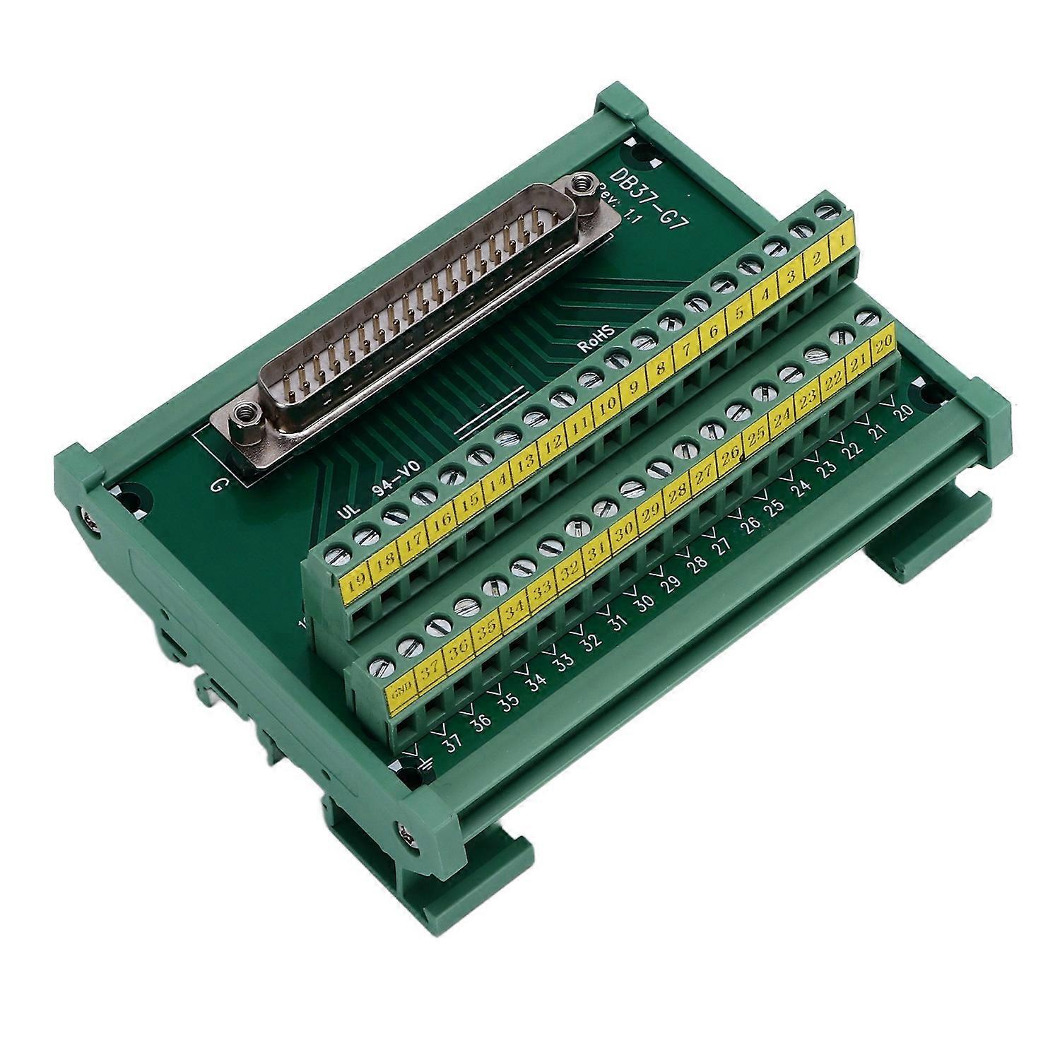 Anschlussplatinenadapter-steckverbindermodul, Leiterplatten-breakout, Gerader Stecker Mit Gehäuse, Dc 60v Db37-g7
