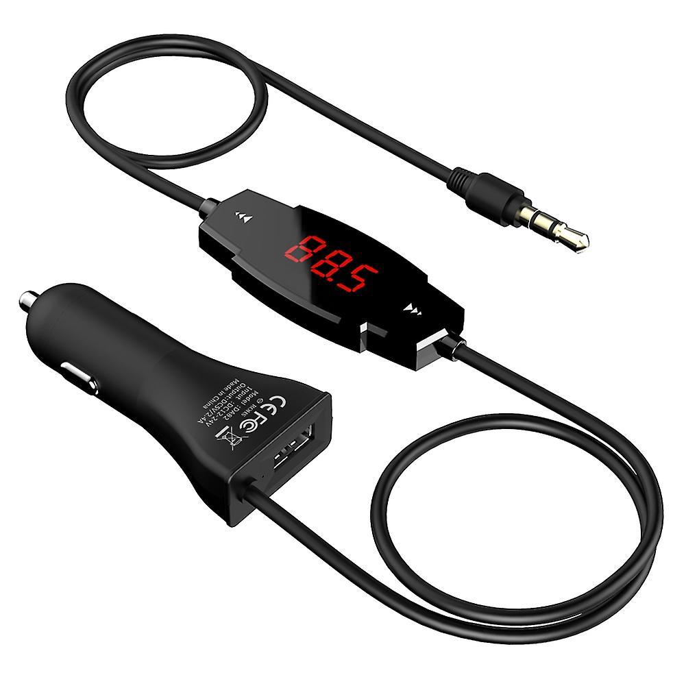 Dodocool Kabelloses Fm-transmitter-autoradio-set Mit Freisprechfunktion Und Usb-autoladegerät Für Smartphones