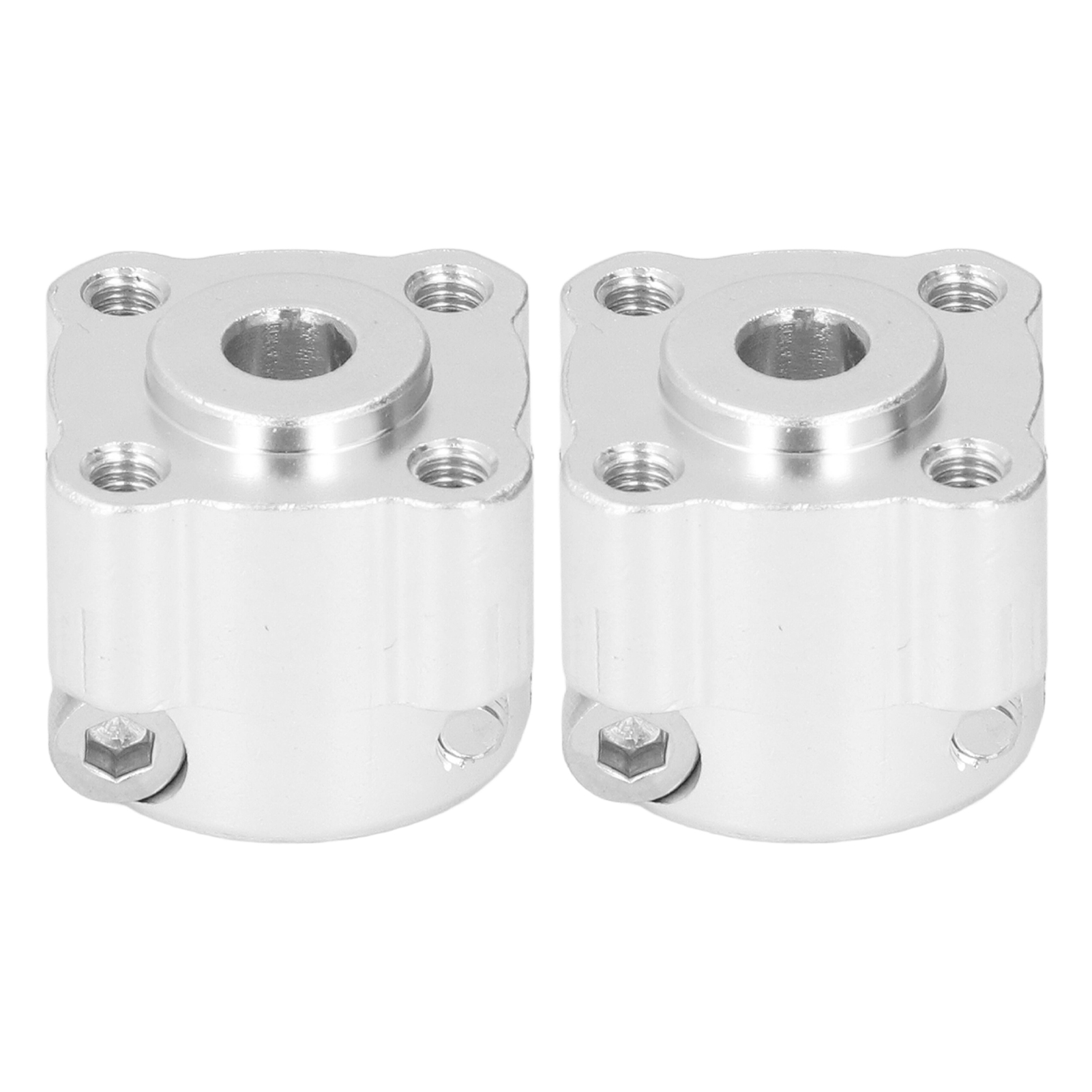 2-teiliges Klemmring-set, Doppelt Geteilt, 1/4 Zoll Rundloch, Aluminiumlegierung, Für Wellenklemmung