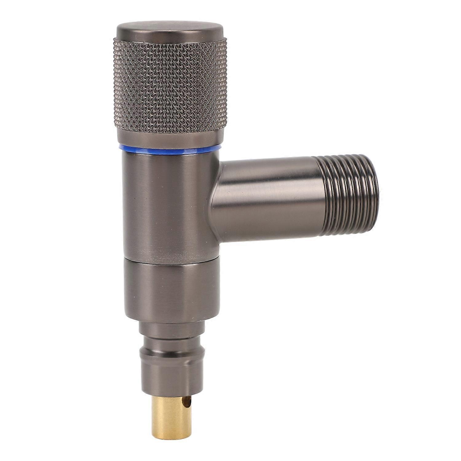Waschmaschinenschlauchanschluss Messing G1/2 Zoll Dn15 Außengewinde Einlass G3/8 Zoll Auslass Automatische Abschaltung Einzelkaltwasser