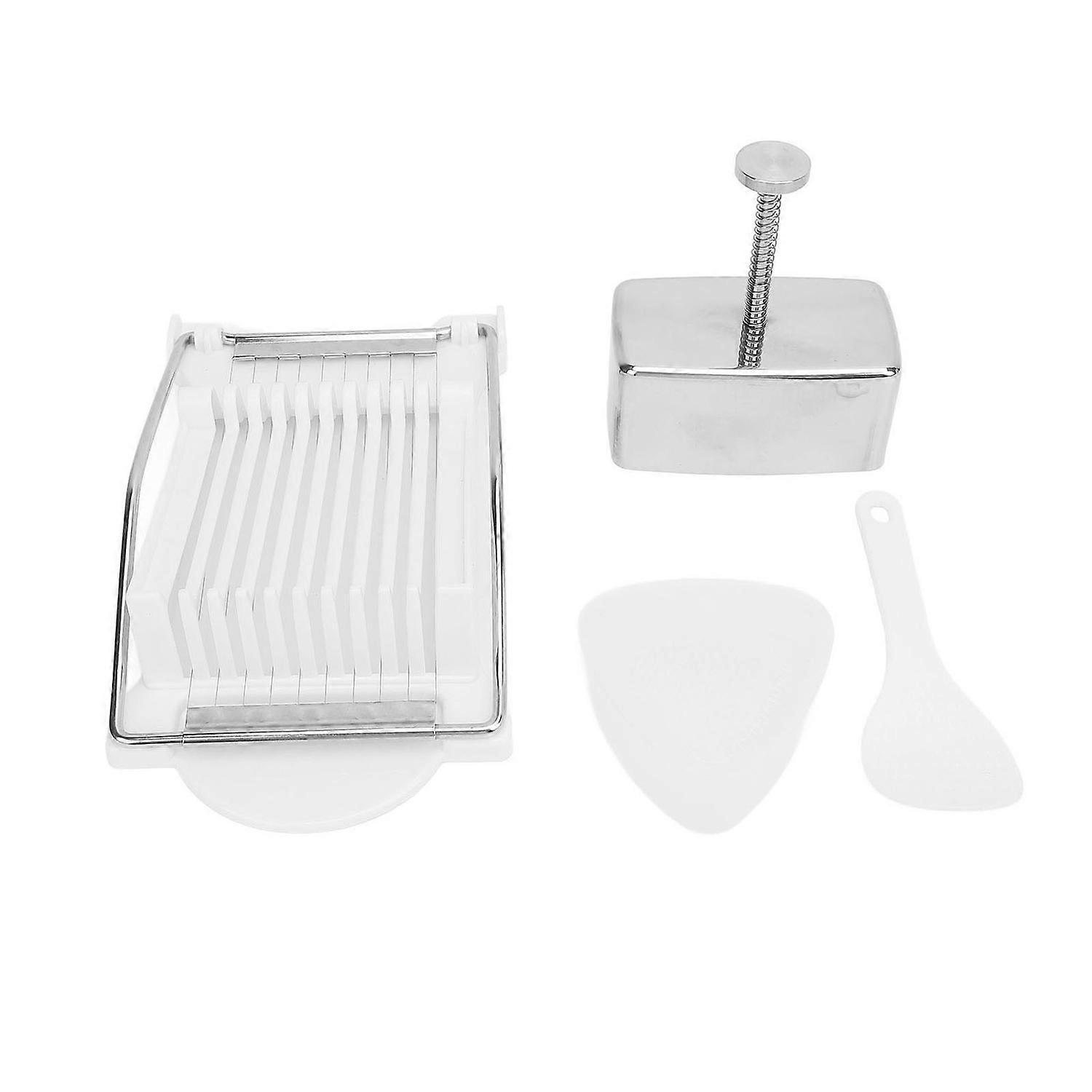 Musubi-presse, Sushi-reisform-set, Eierschneider-set, Onigiri-form-set, Küchenzubehör