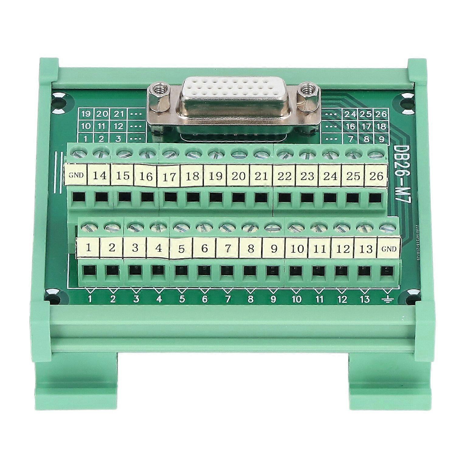 Klemmenblock-leiterplatte, Material: Kupfer, Sockel: 0,8 A/pin, Drehmoment: 0,2 Nm, Gedruckte Beschriftungen, Buchsenverteilung