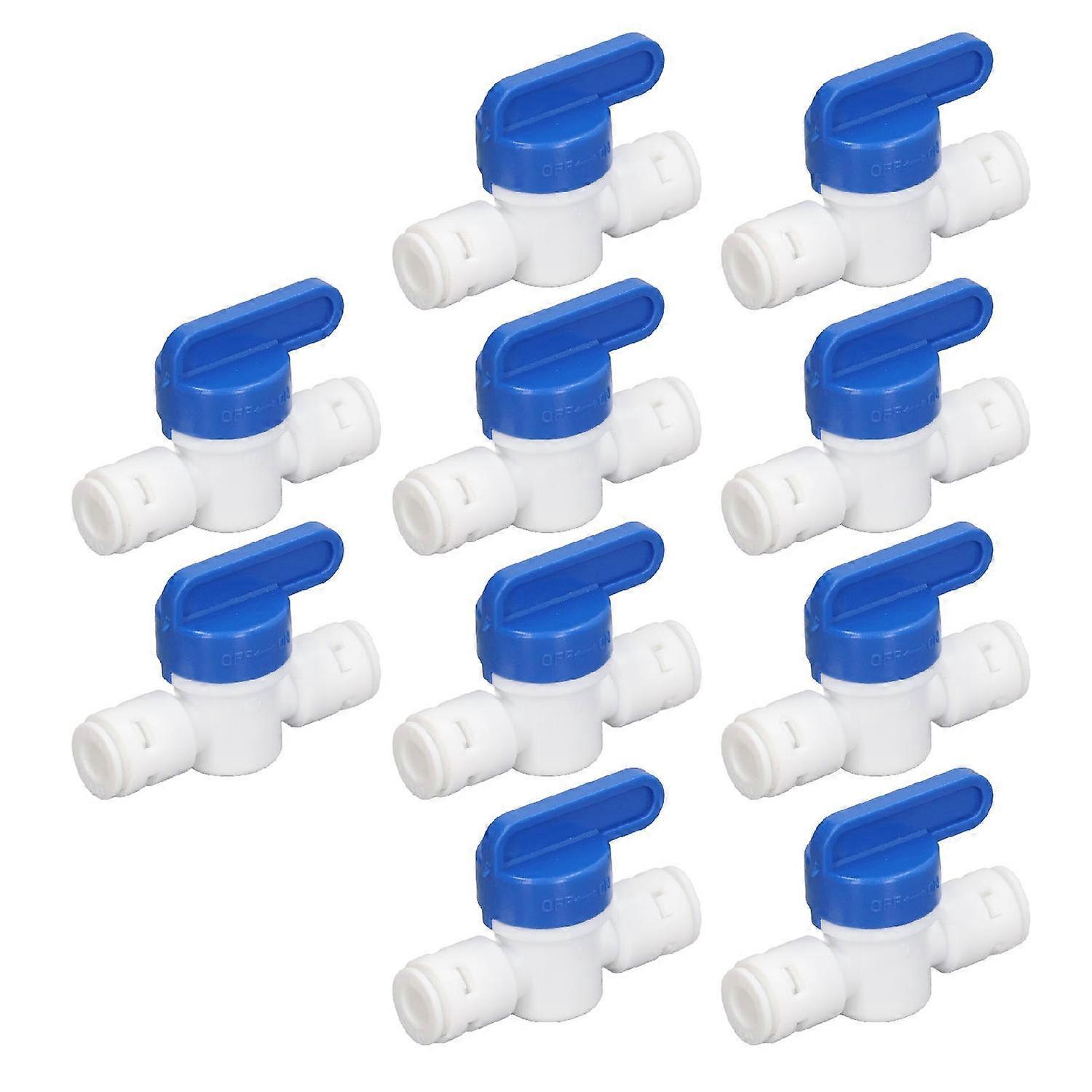 10 Stück Inline-kugelhahn-mini-wasserschlauch-absperrschalter-schnellkupplungs-zubehör Für Wasserleitungen