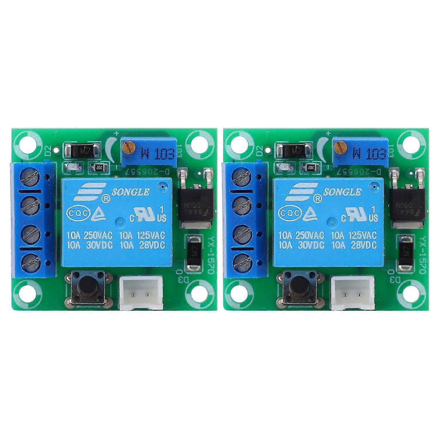 2 Stück Batterie-unterspannungsschutzplatinen (pcb) Niederspannungsabschaltmodul Unter 10 Ma 12 V