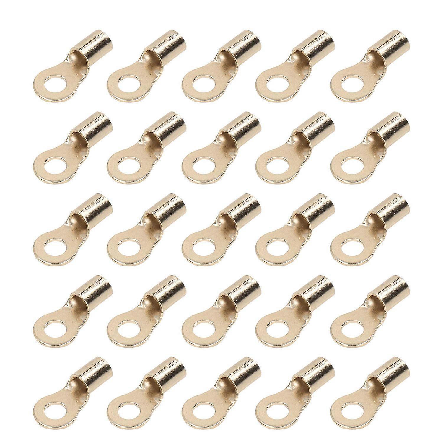 25 Stück 8 Mm 6 Awg Batteriekabelschuhe Mit Ringkabelschuhen Und Schrumpfschläuchen Für Verteiler