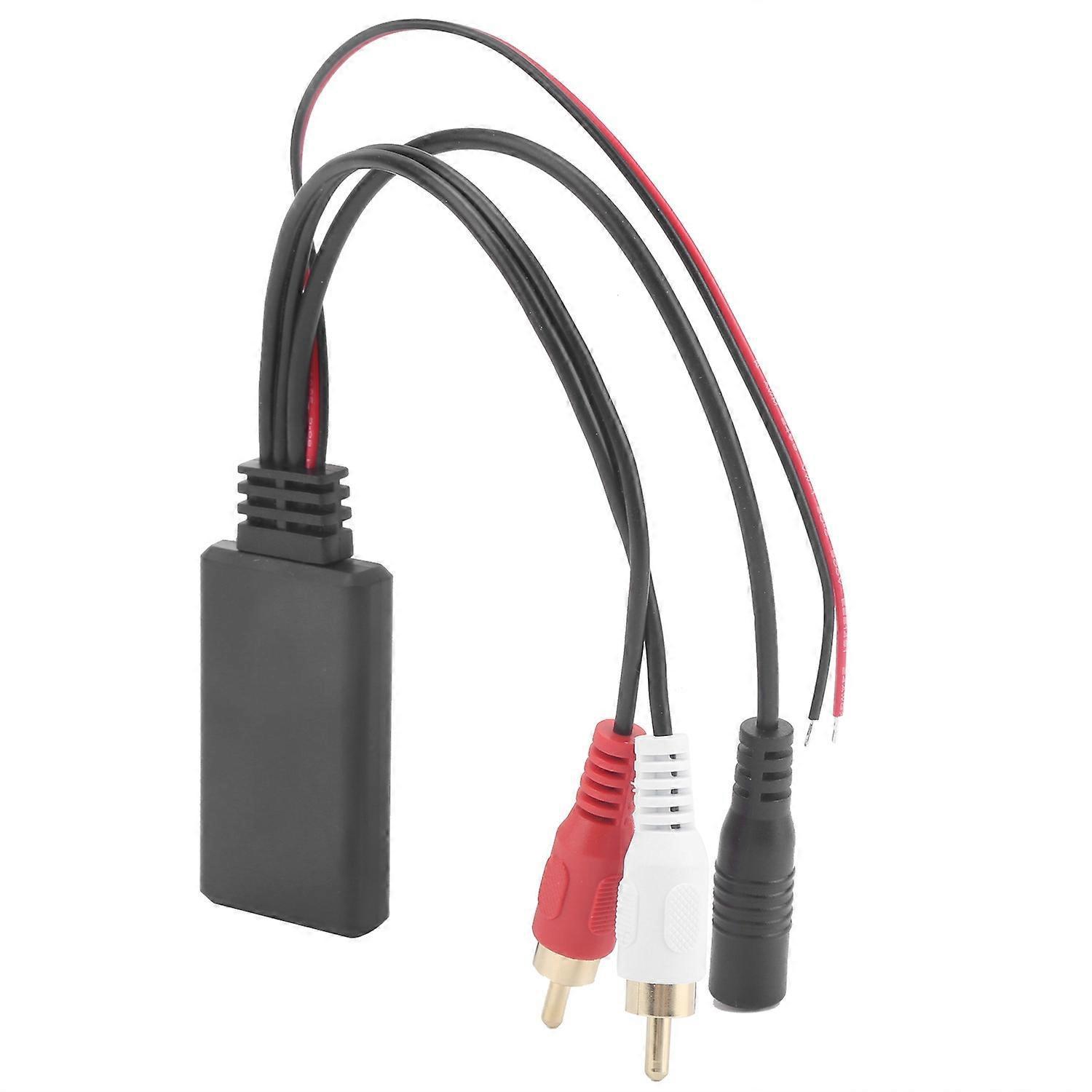 Bluetooth-aux-adapter Für Kabellose Audiotelefonie Mit Freisprechfunktion Und Mikrofon Für Stereo-anschlüsse (2 Rca, Auxin), Passend Für Pioneer
