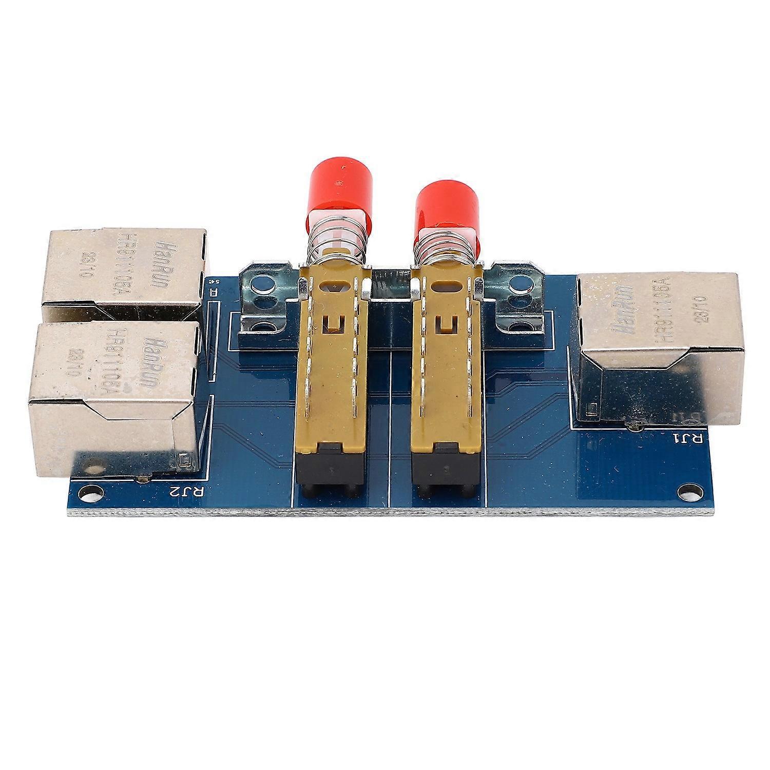 2-port-netzwerk-switch-splitterbox Mit 100 M Rj45-netzwerkkabel Und Tastendruckschalter